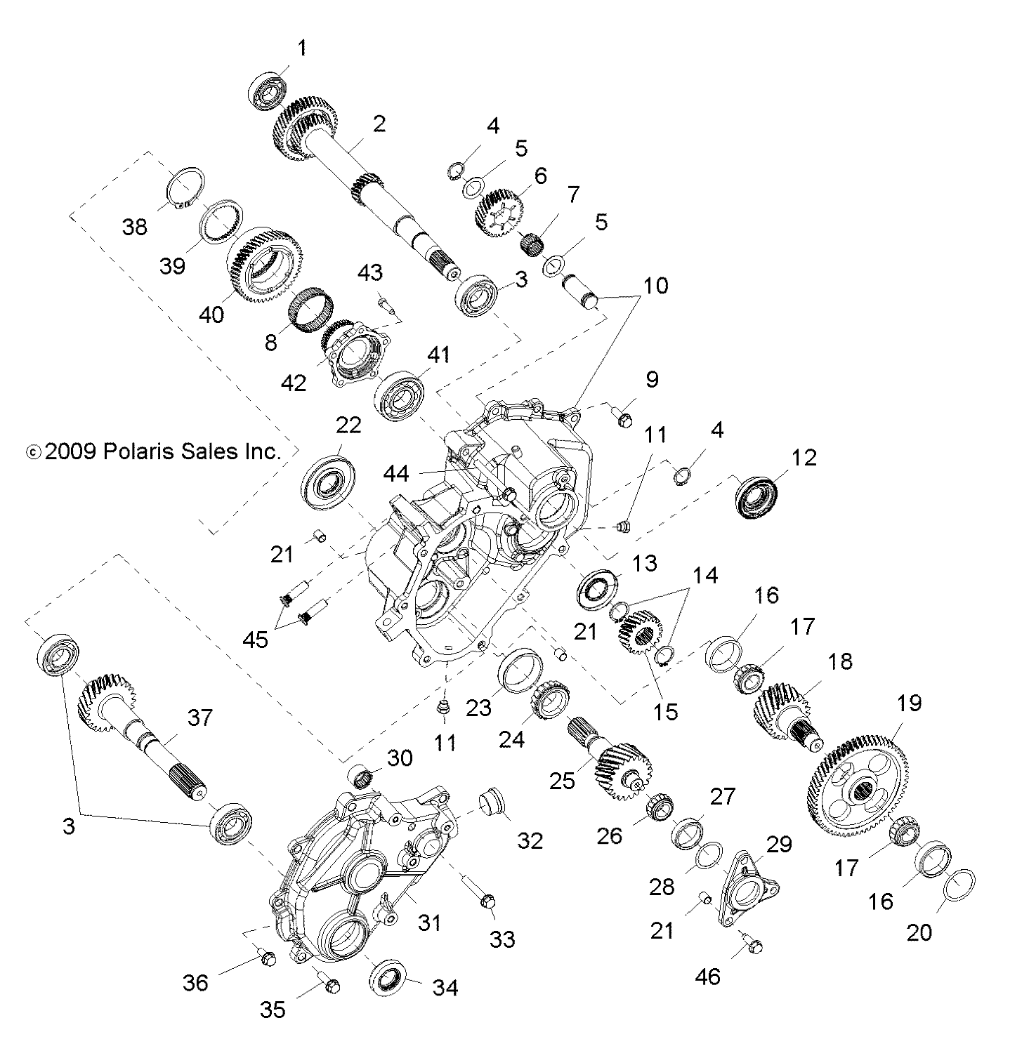 Foto diagrama Polaris que contem a peça 3234569