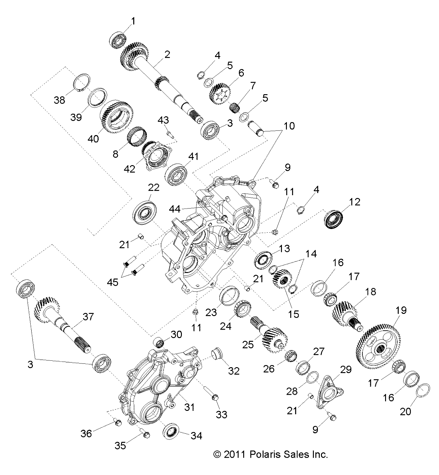 Part Number : 3235294 ASM-GEAR SHAFT/PIN(026GS144X)