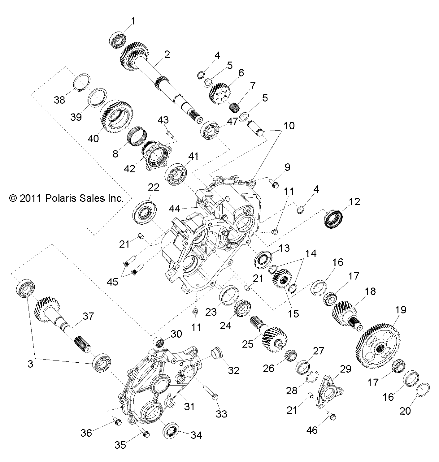 Foto diagrama Polaris que contem a peça 3234565