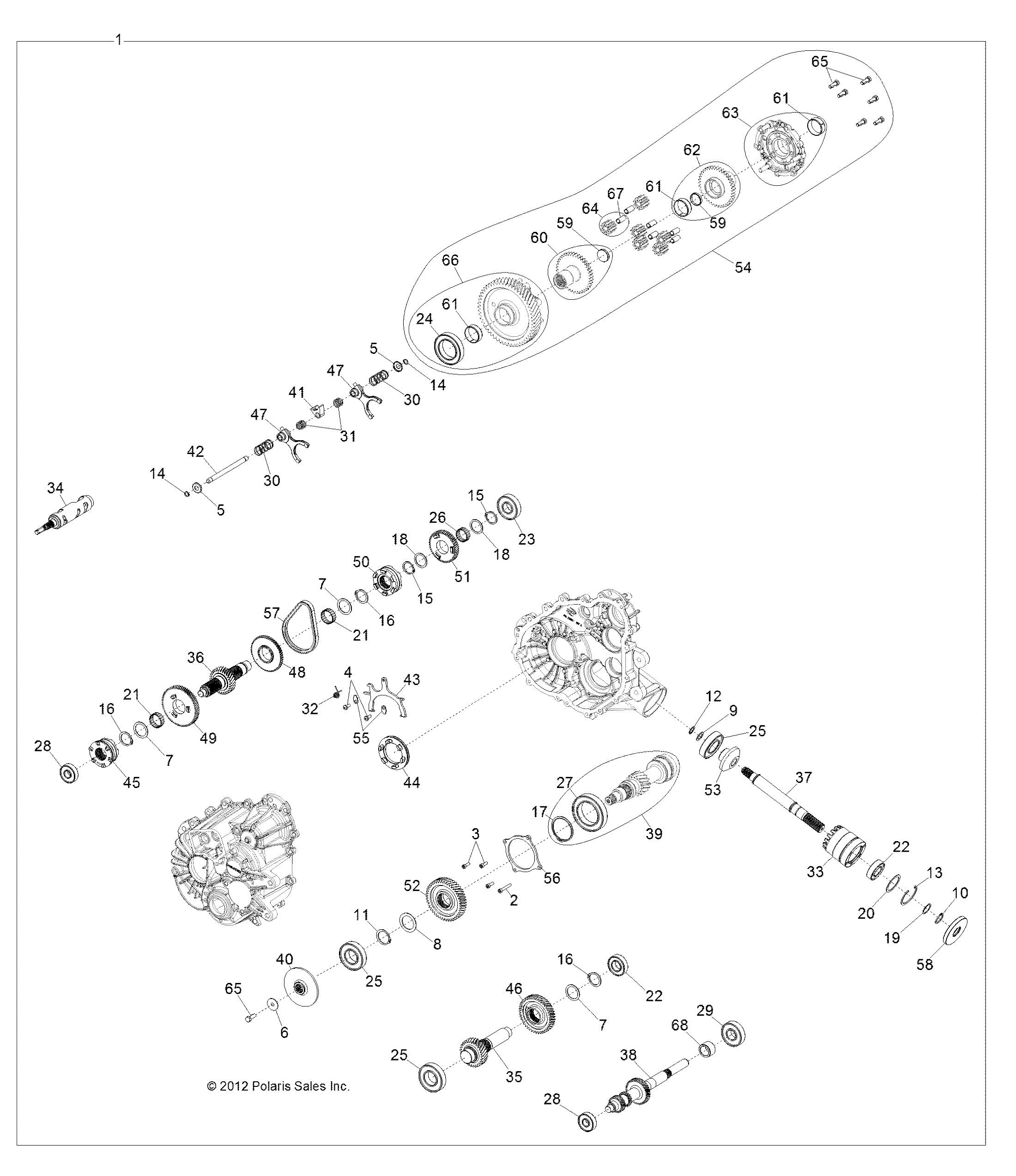 Part Number : 1333063 ASM-GEARCASE COMPLETE DIFF