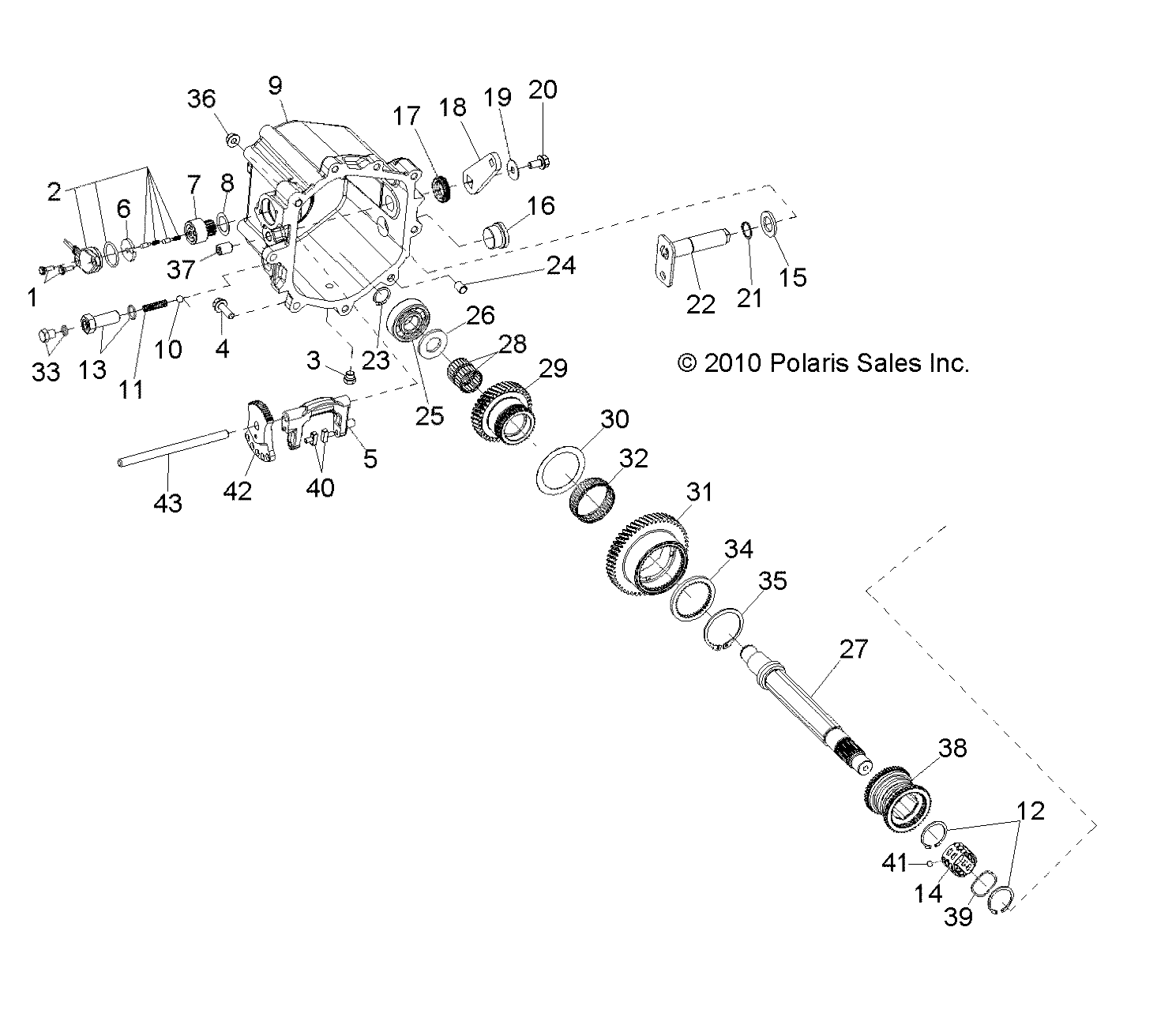 Foto diagrama Polaris que contem a peça 3234490