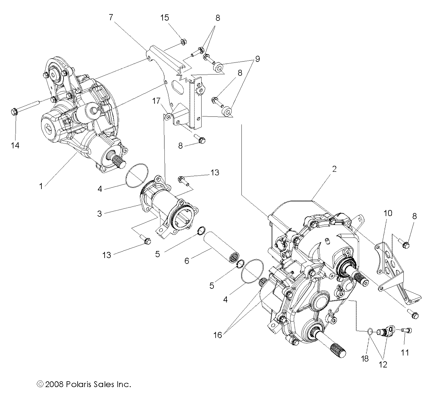 Foto diagrama Polaris que contem a peça 3234517