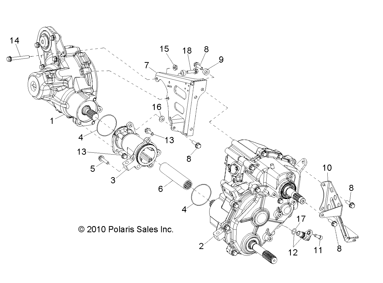 Foto diagrama Polaris que contem a peça 3234572