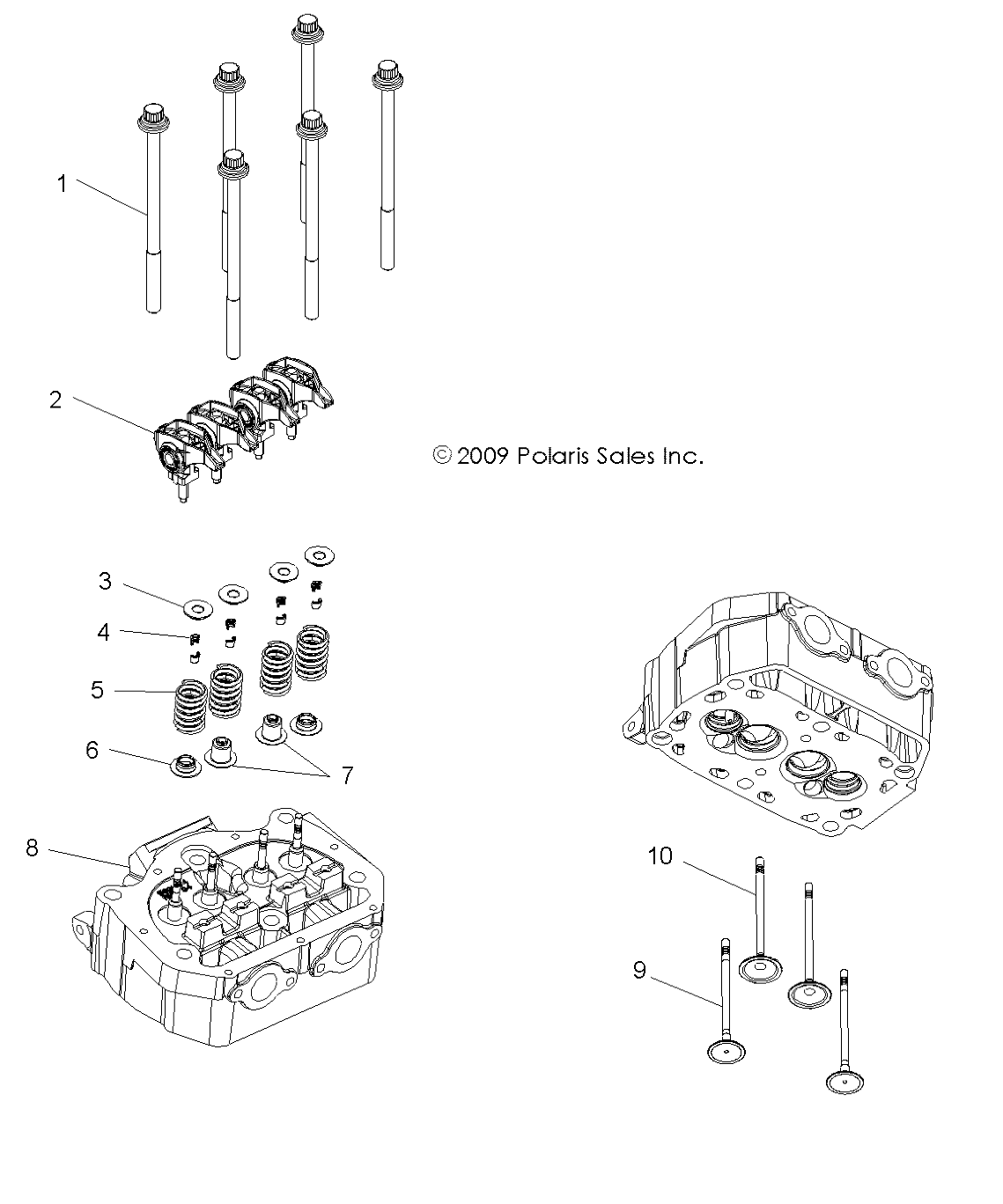 Foto diagrama Polaris que contem a peça 3021934