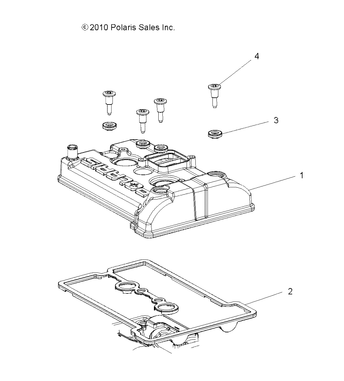 Part Number : 3022141 COVER-VALVE MACH 2CYL DOHC