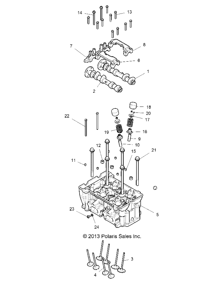 Part Number : 3022714 CAMSHAFT-INT 1040-234