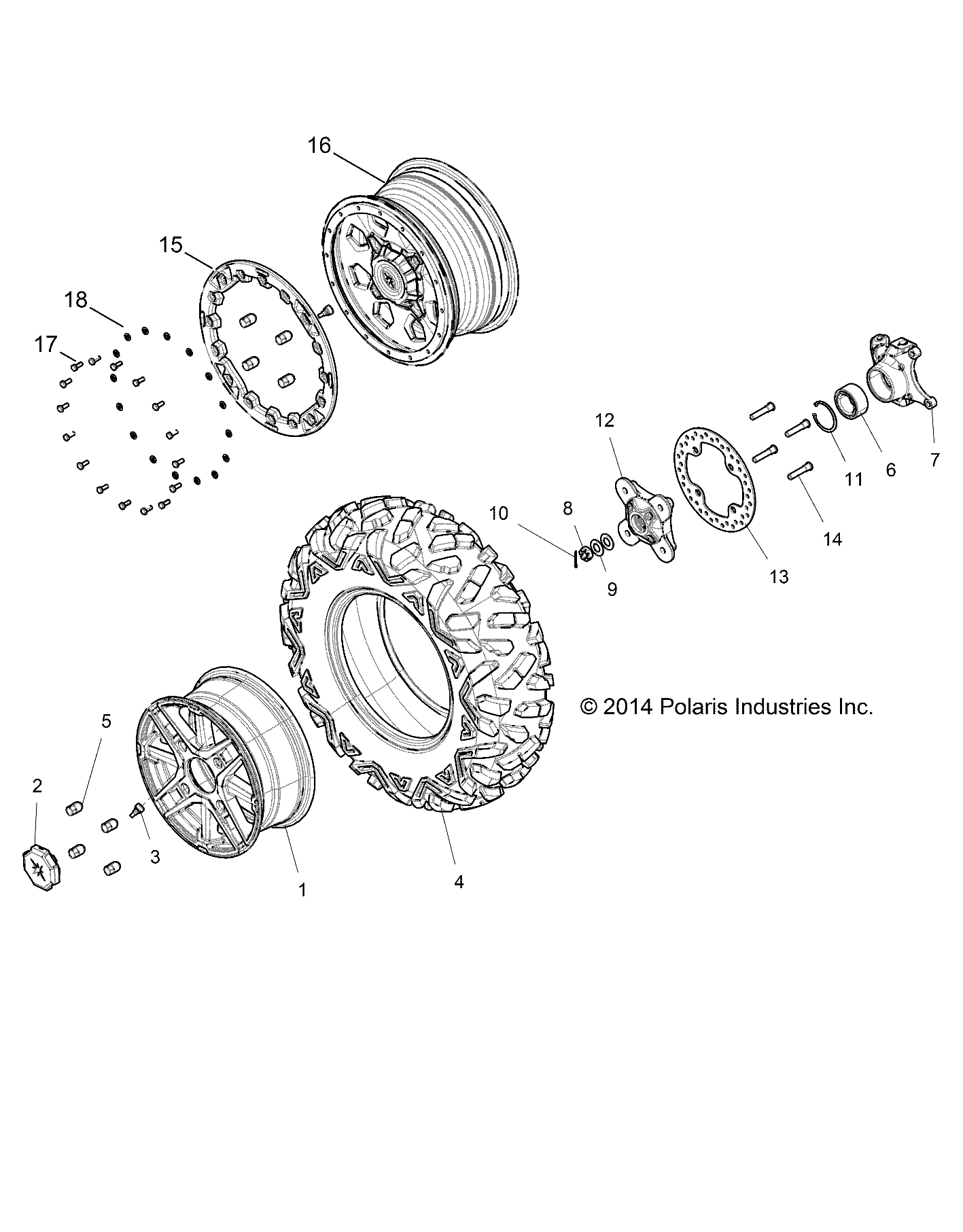 Part Number : 1522240-589 RING-15 BDLCK FORGE ORCRUSH-QT