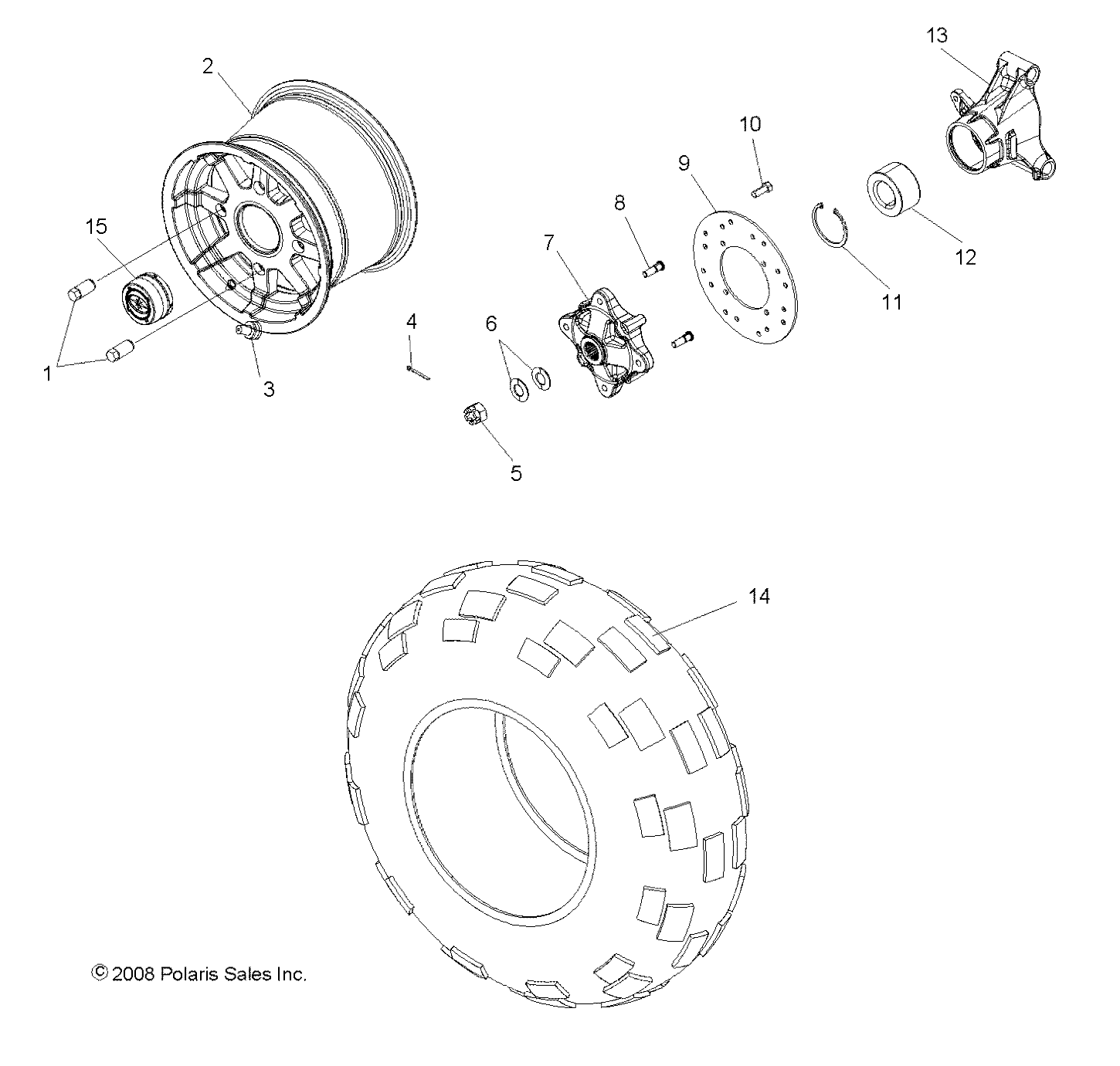 Foto diagrama Polaris que contem a peça 1521161-067