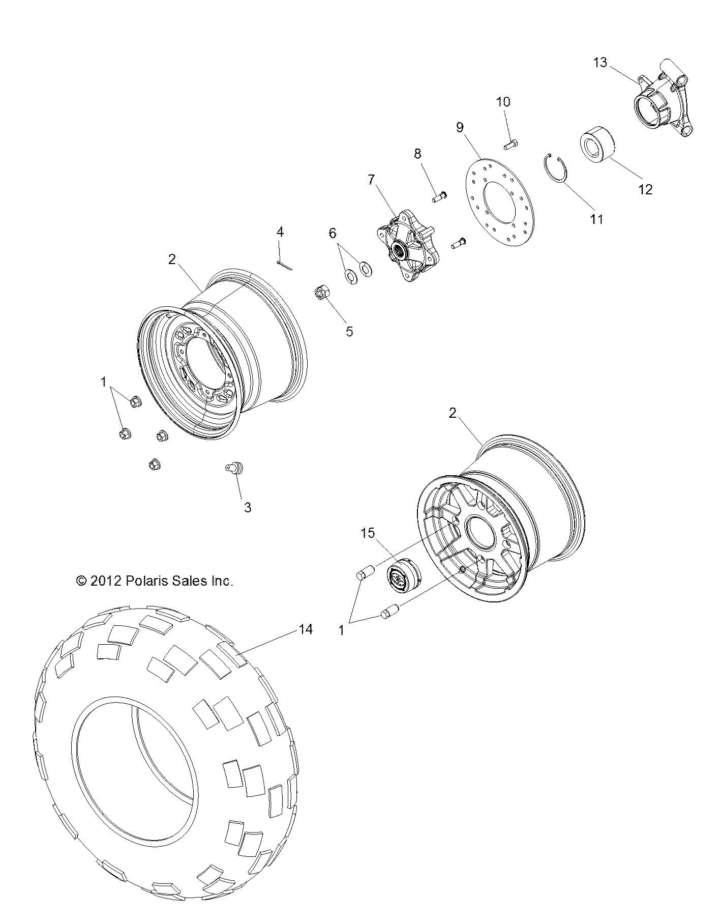 Part Number : 5139163 WHEEL HUB  REAR