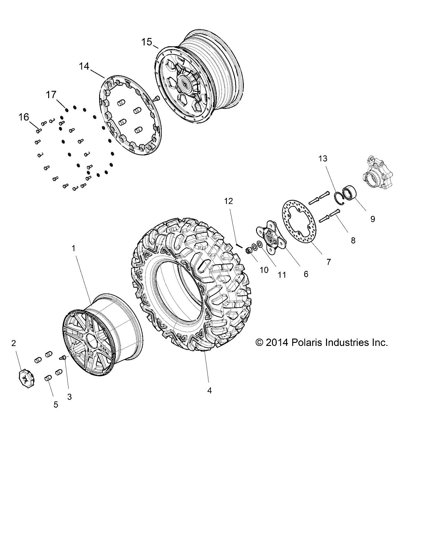 Part Number : 5415125 TIRE-HC