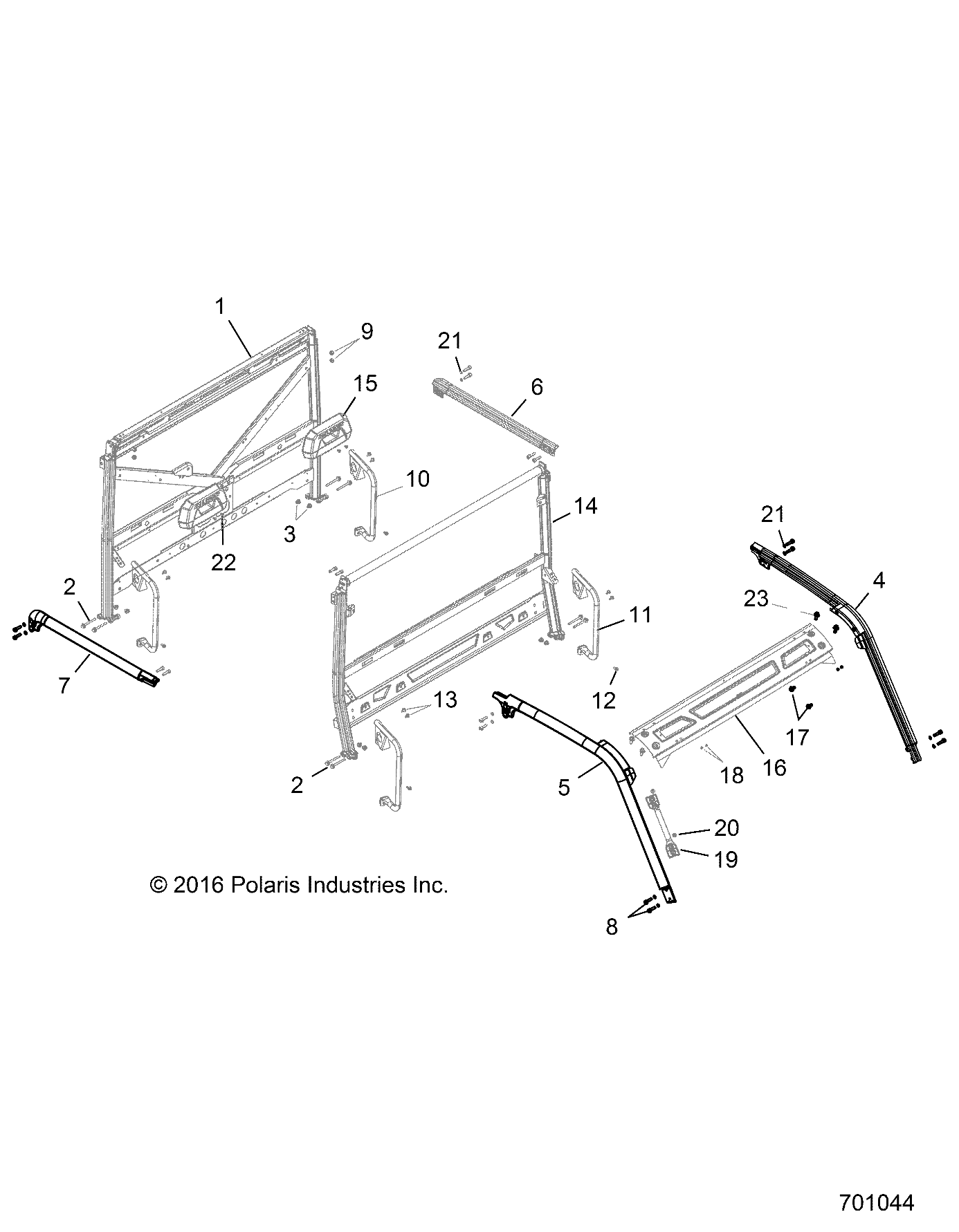 Part Number : 1022617-458 BOLSTER WELD  RIGHT  MATTE BLA