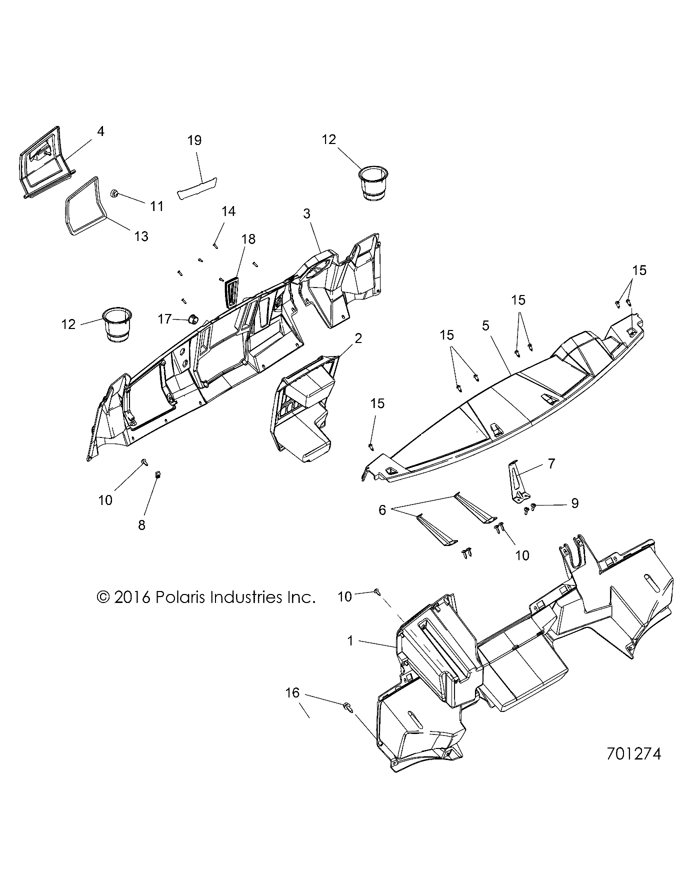 Part Number : 2207566 K-DASH PANEL LWR RGR NSTAR