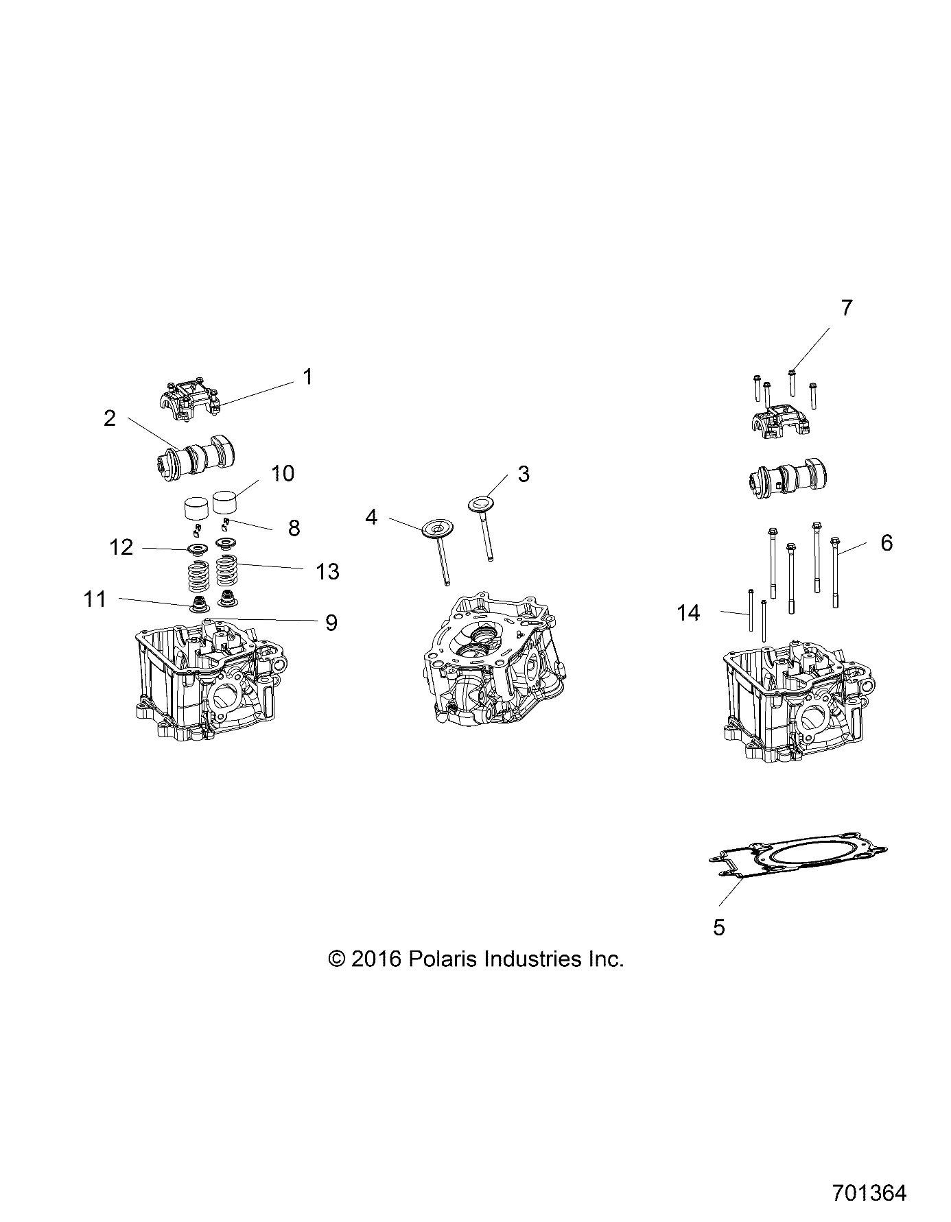 Part Number : 3022705 ASM-CYLINDER HEAD 1CYL MACH