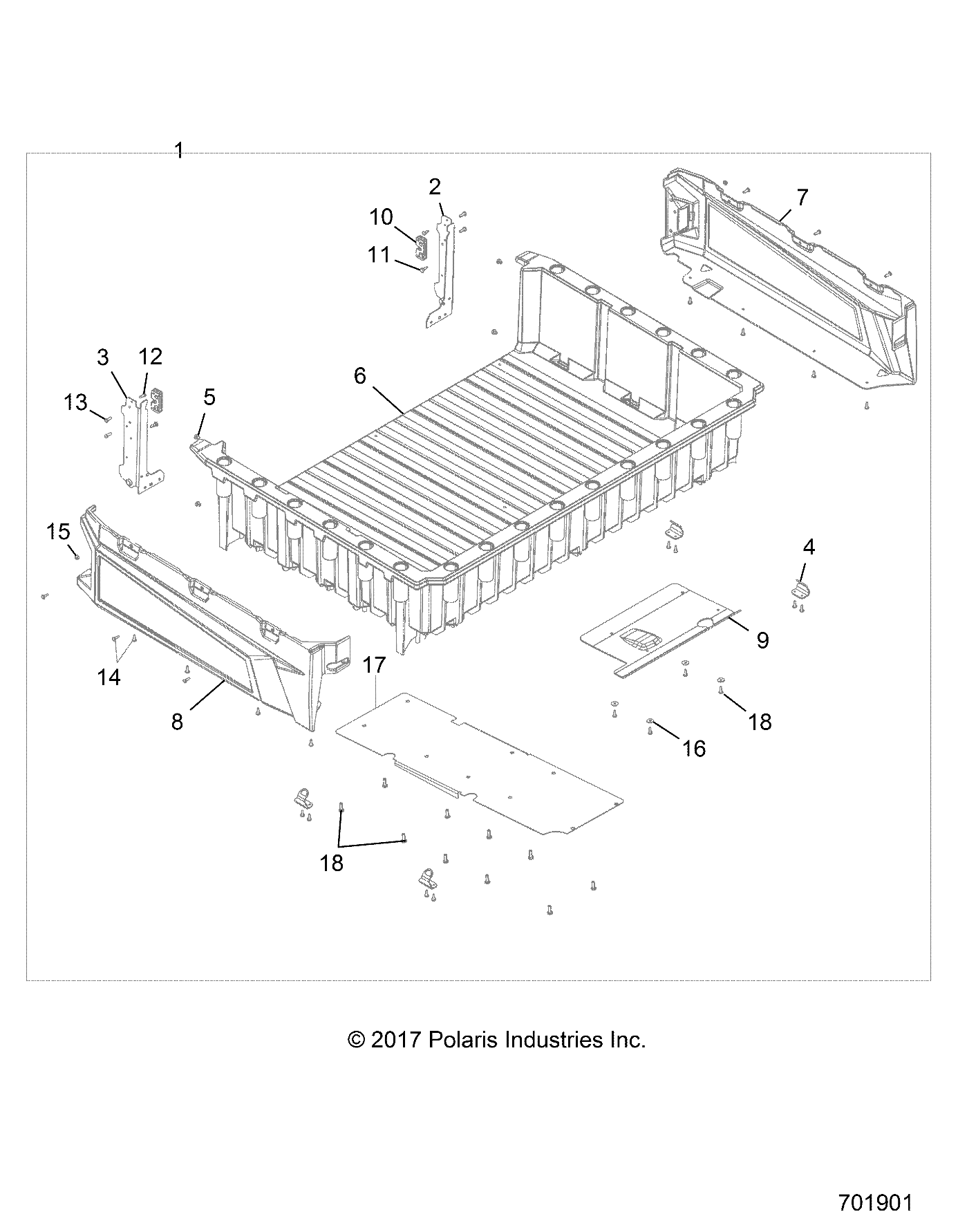 Part Number : 2207966 CARGO BOX