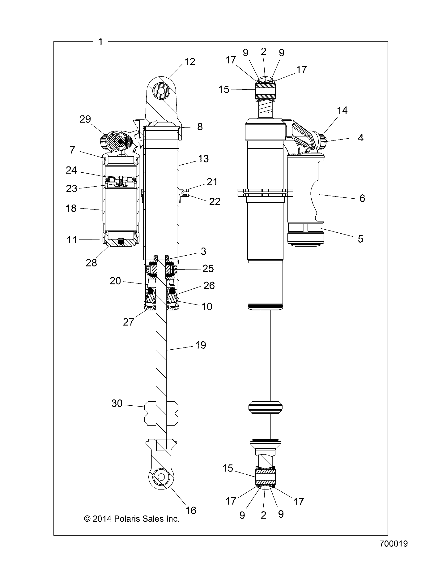 Part Number : 1501089 EYELET .625 SHAFT 214-33-500-2