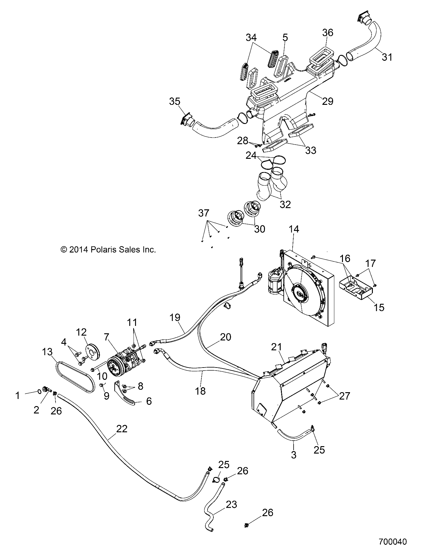 Part Number : 7052613 FITTING - HEATER HOSE KOHLER