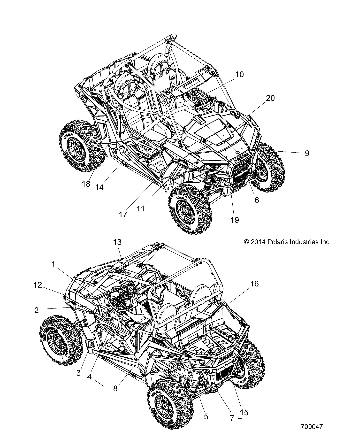 Part Number : 7181230 DECAL-HOOD CNTR STRIPES