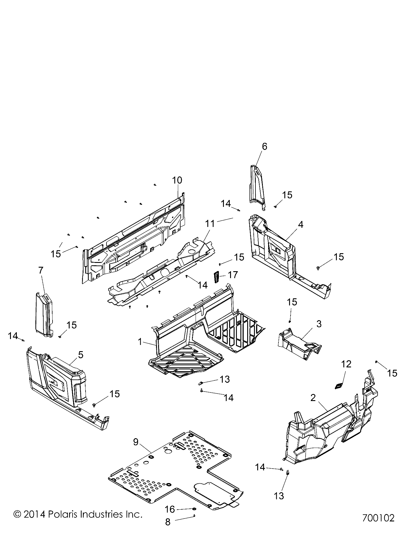 Part Number : 5814154 RIGHT HAND INTAKE MESH