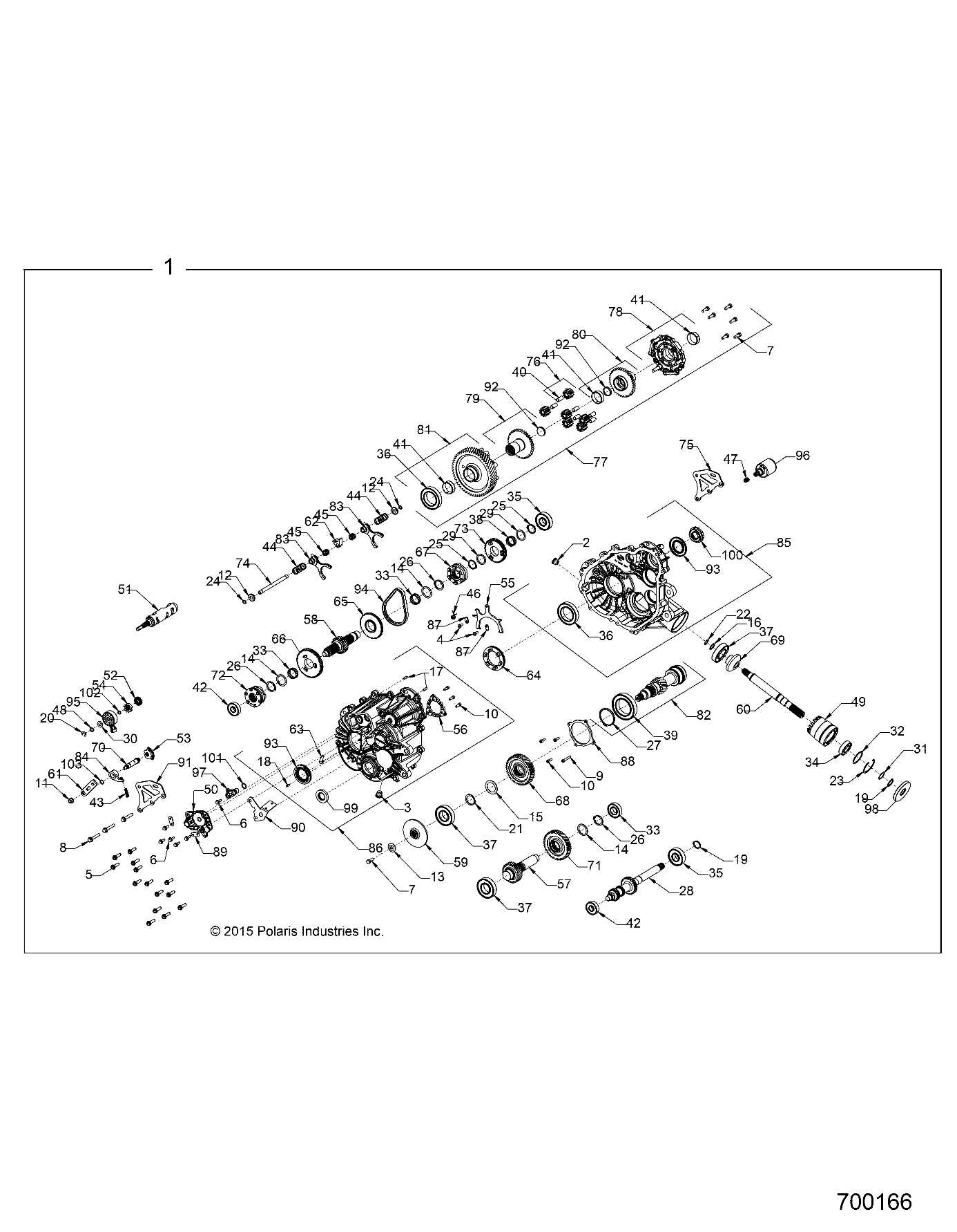 Part Number : 1333334 ASM-GEARCASE MAIN EU