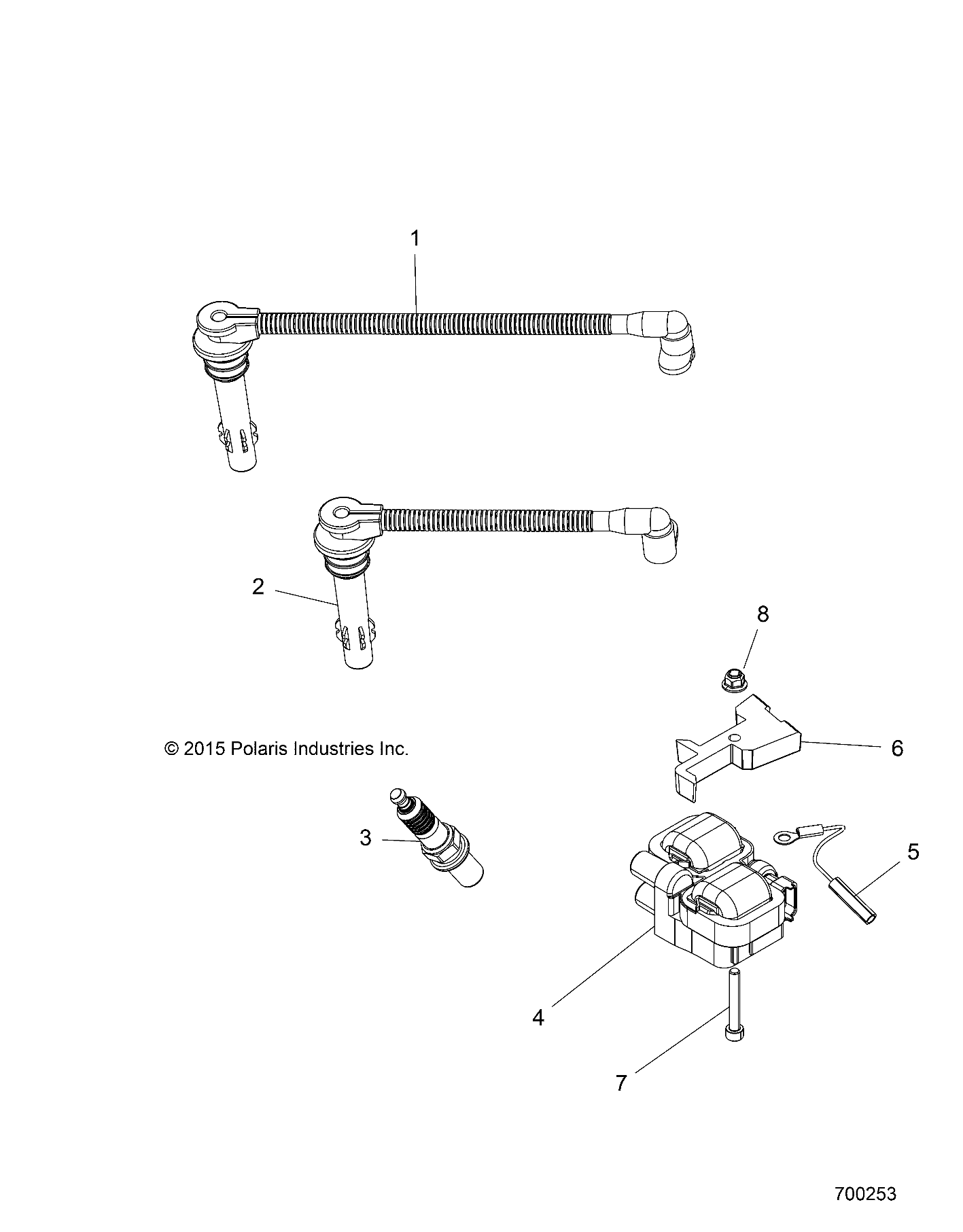 Foto diagrama Polaris que contem a peça 4017695