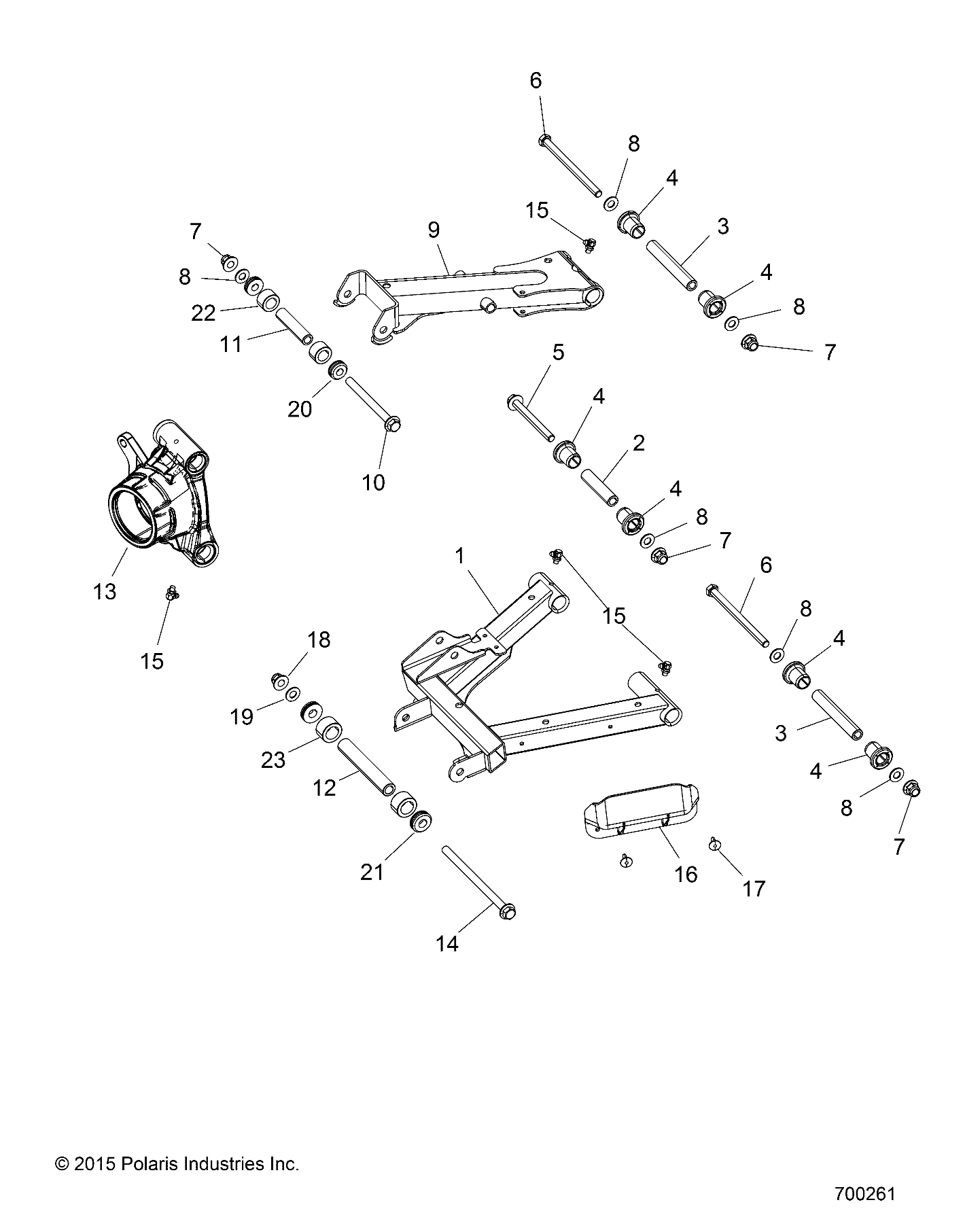 Part Number : 1021969-385 WELD-CTRL ARM LWR RR RH SLV