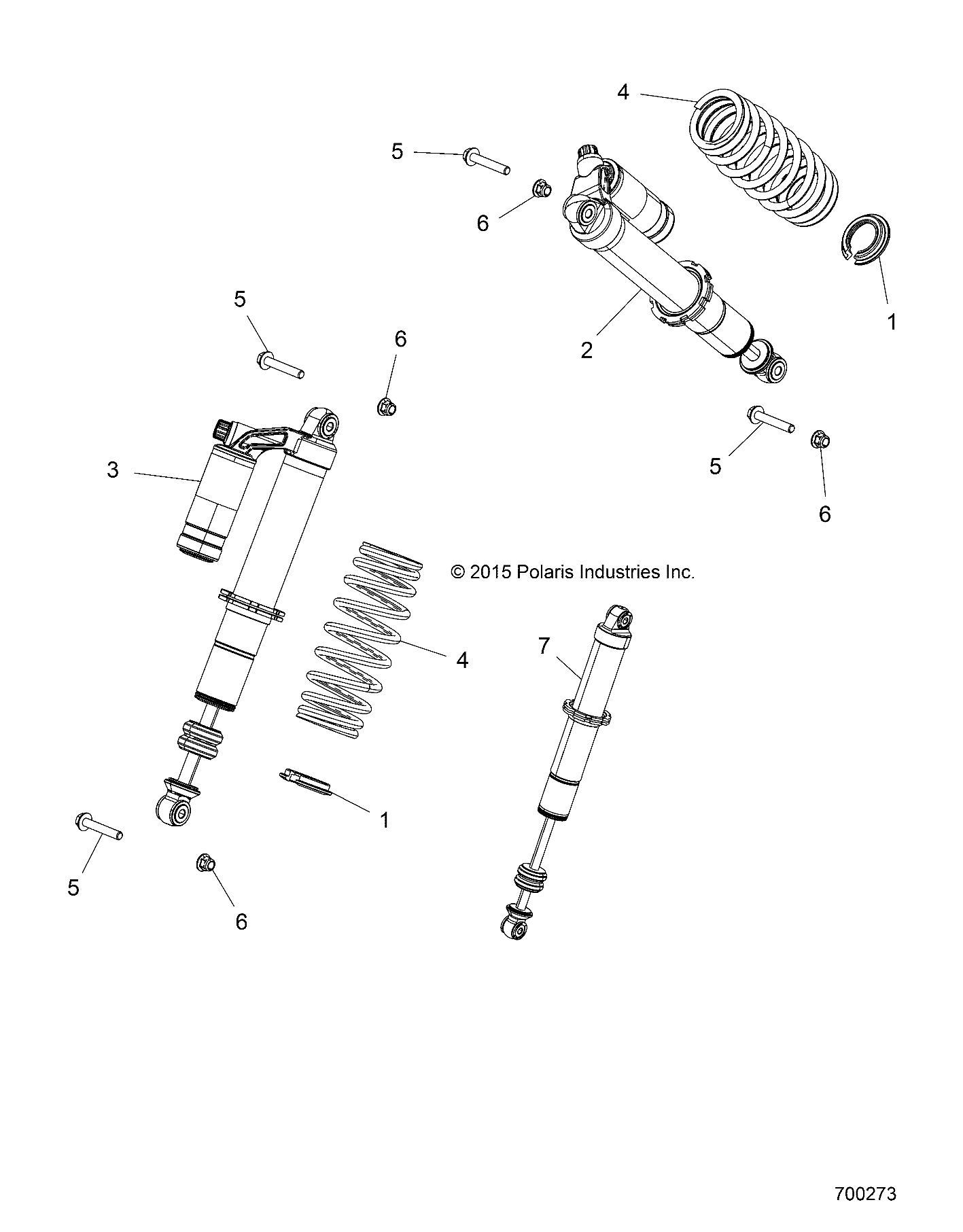 Foto diagrama Polaris que contem a peça 7044649