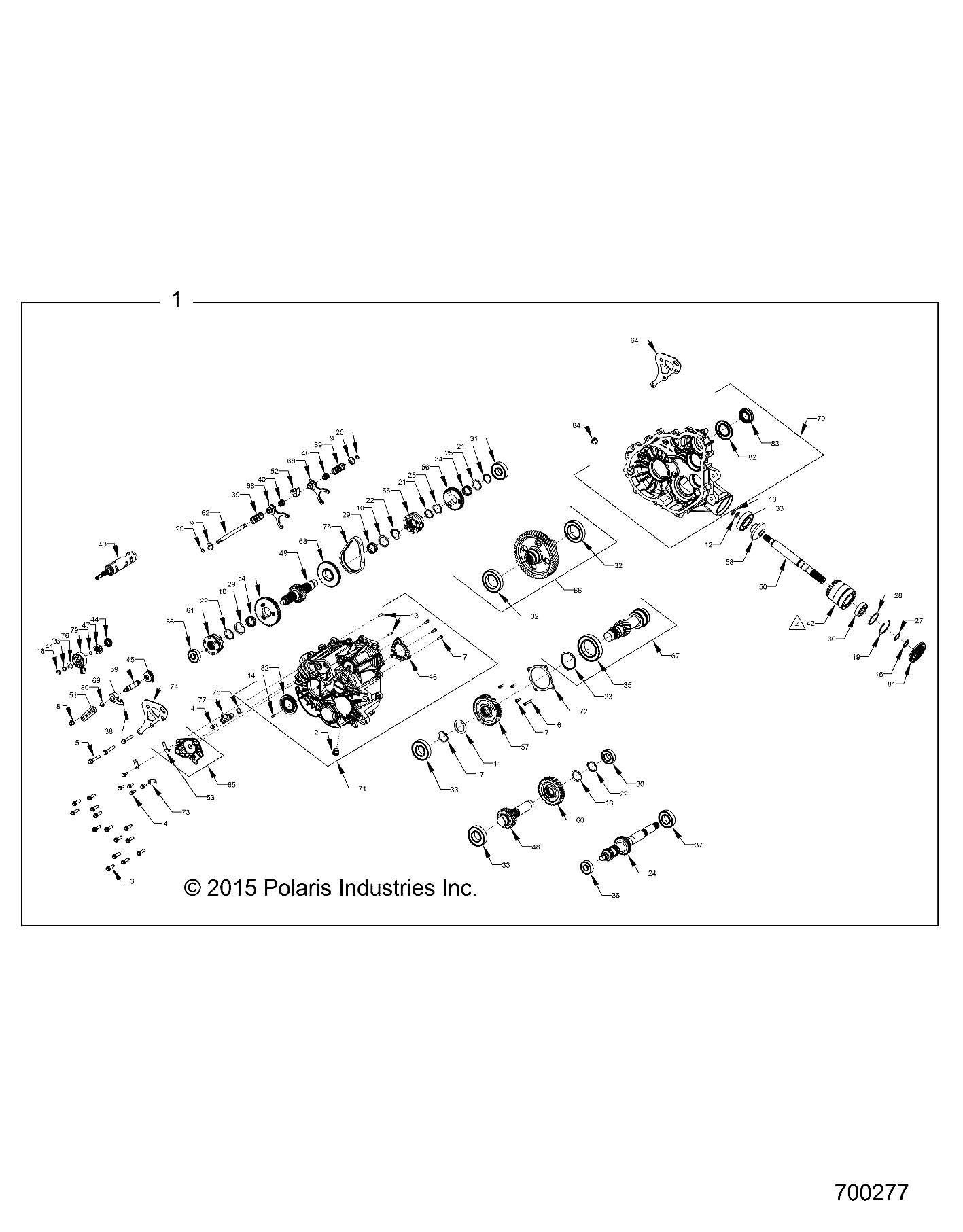 Foto diagrama Polaris que contem a peça 1333472