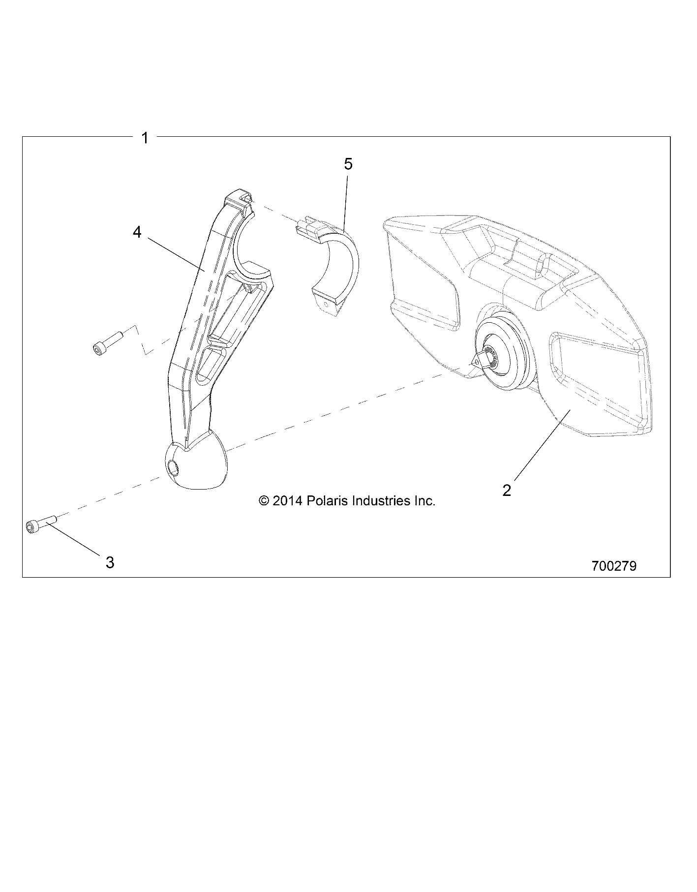 Foto diagrama Polaris que contem a peça 5633509