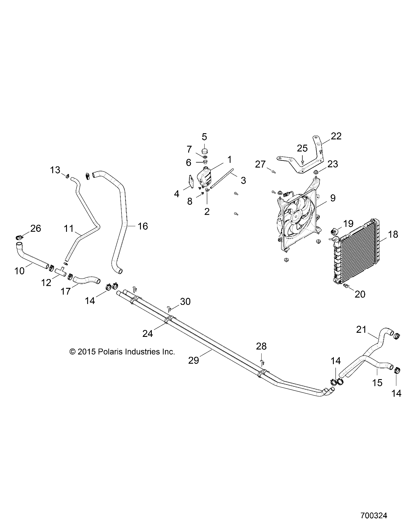 Part Number : 5260846-458 BRKT-RAD MNT BLK