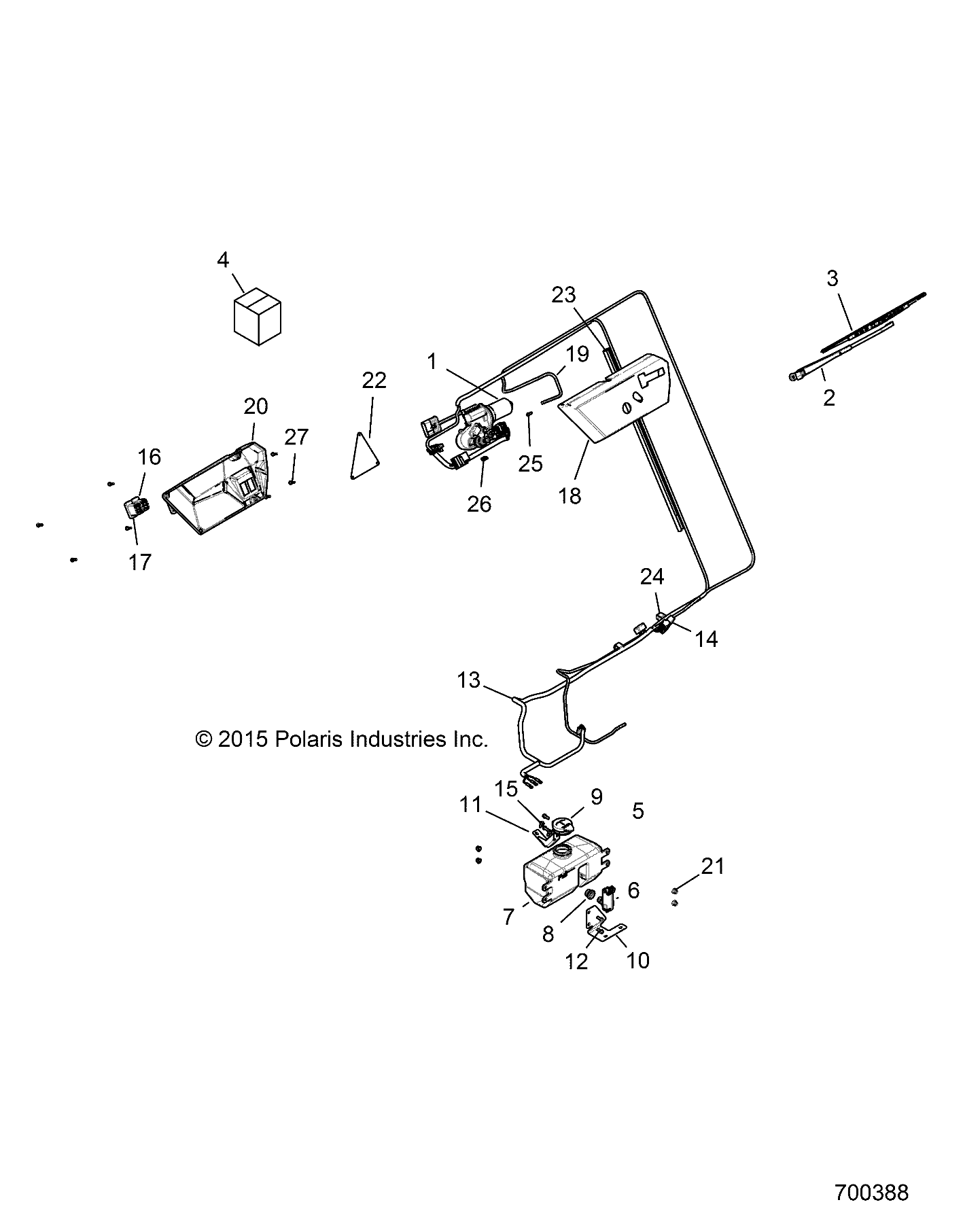 Part Number : 2413266 HARNESS-WIPER LE