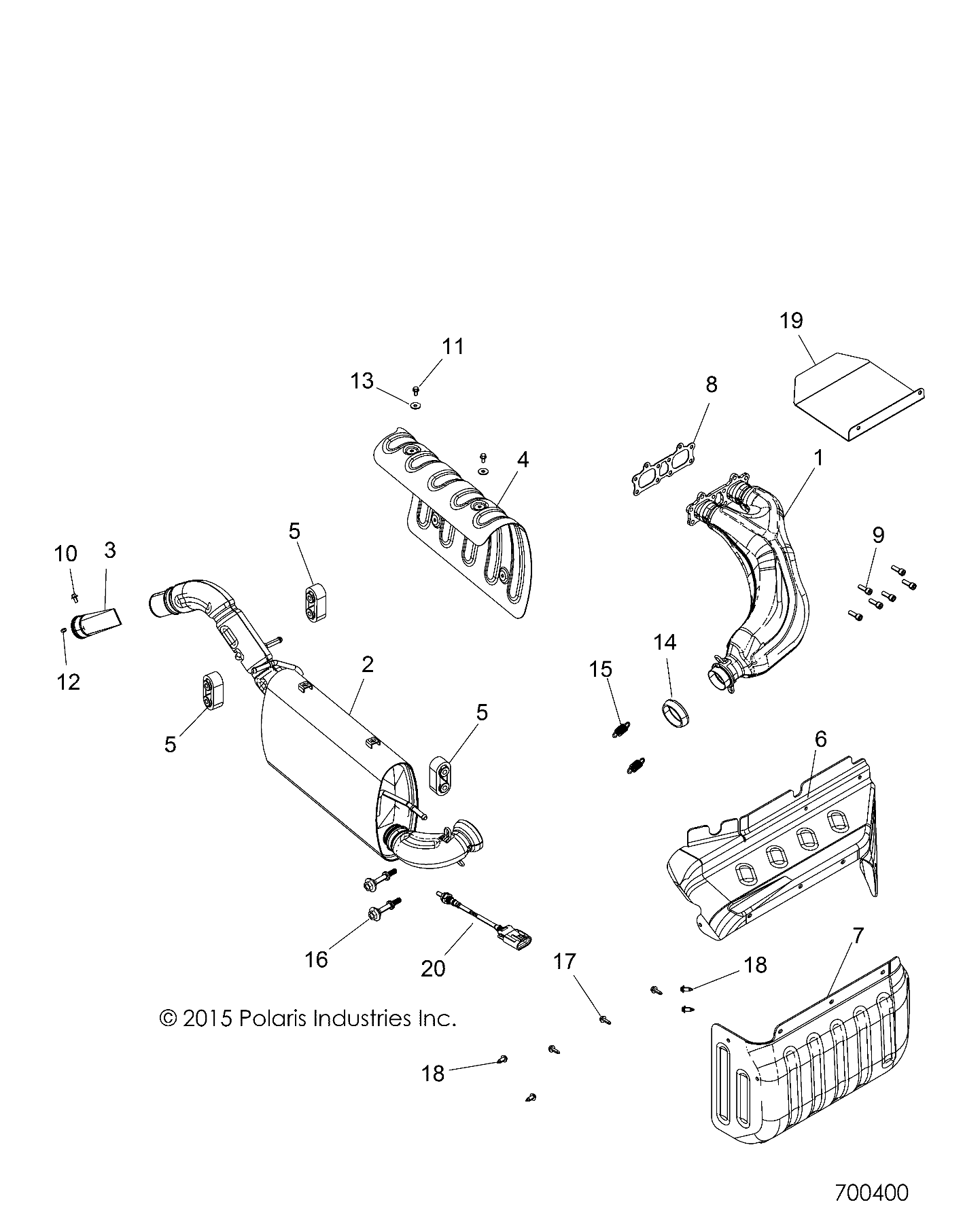 Foto diagrama Polaris que contem a peça 1262694