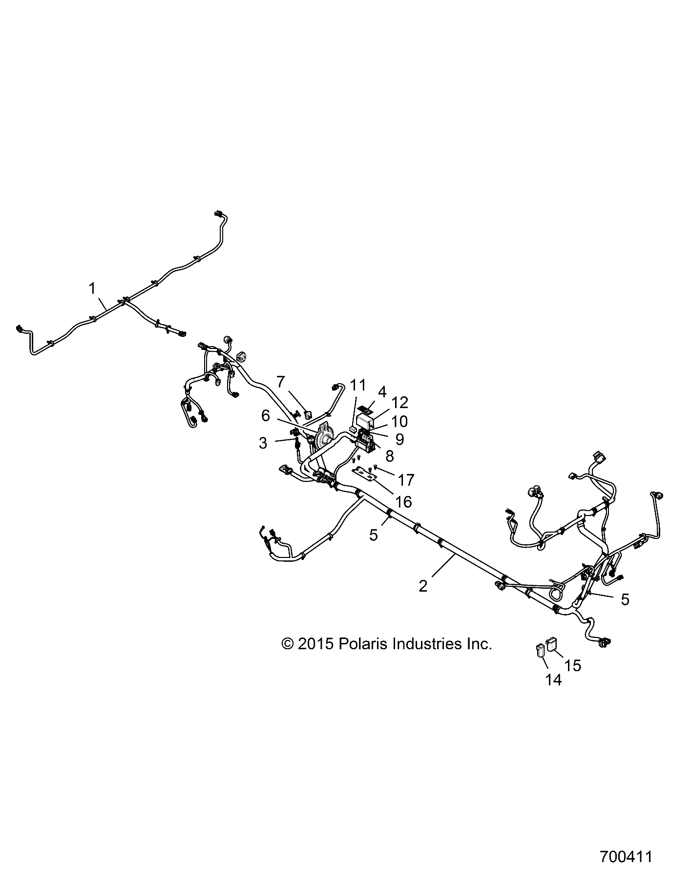 Foto diagrama Polaris que contem a peça 2413128