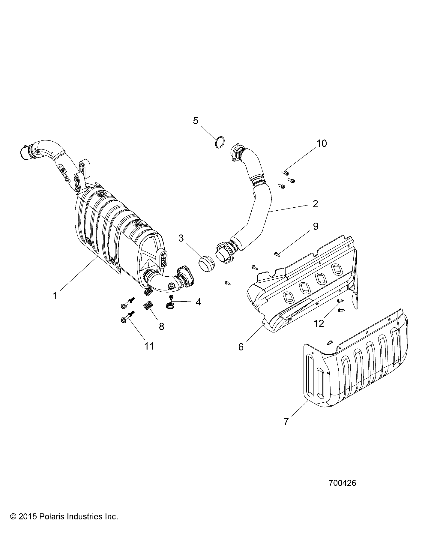 Part Number : 1262696 HEADPIPE ASSEMBLY  RGR 570