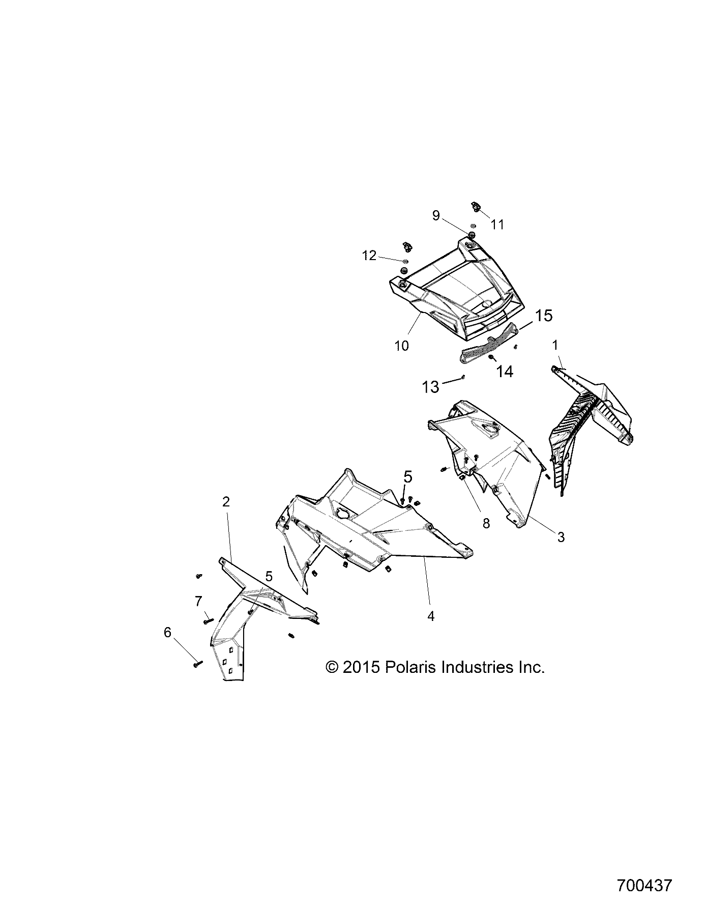 Part Number : 5453552-070 FNDR-FRNT MAIN FLAIR RH BLK