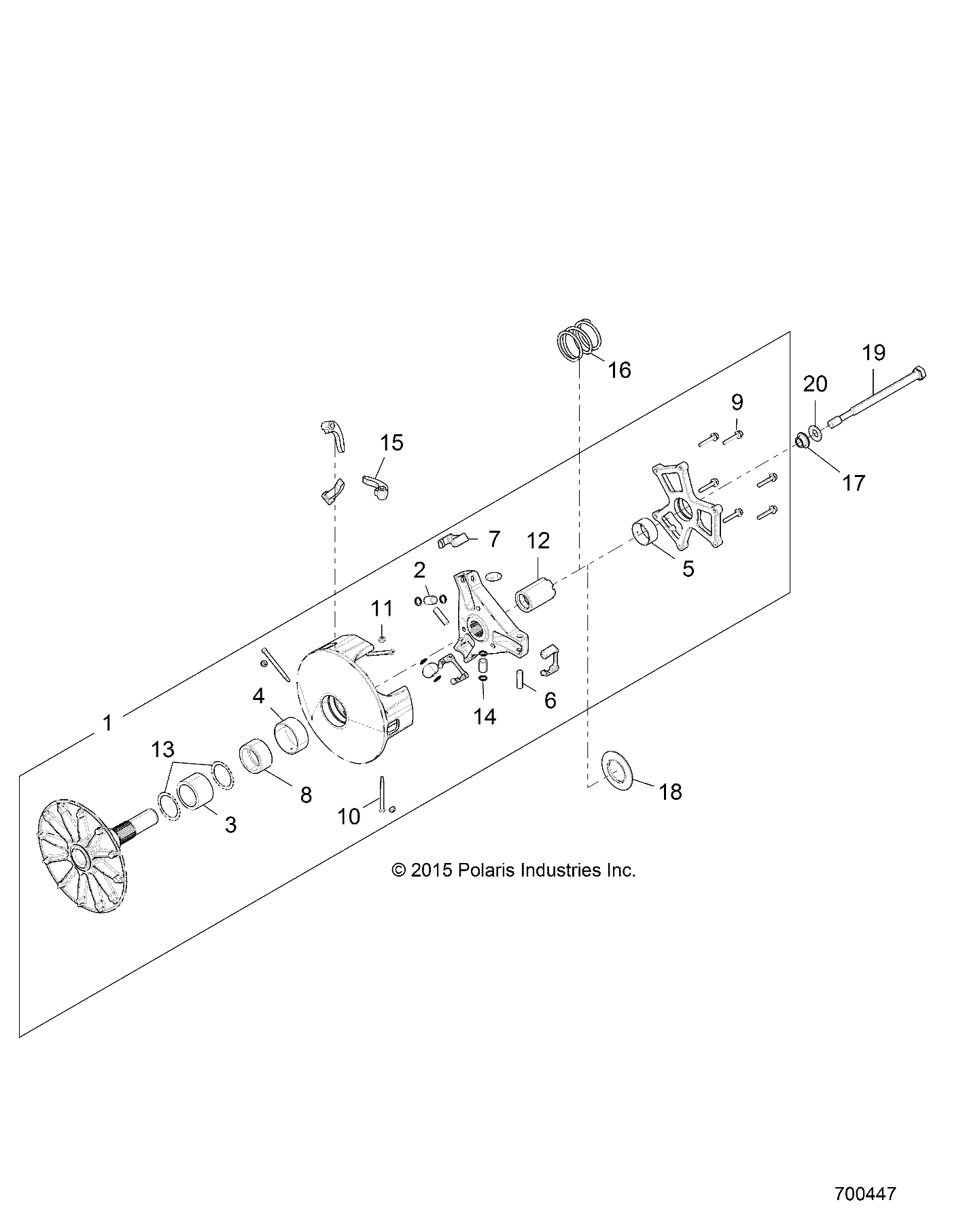 Part Number : 1323229 ROLLER WITH BUSHING ASSEMBLY