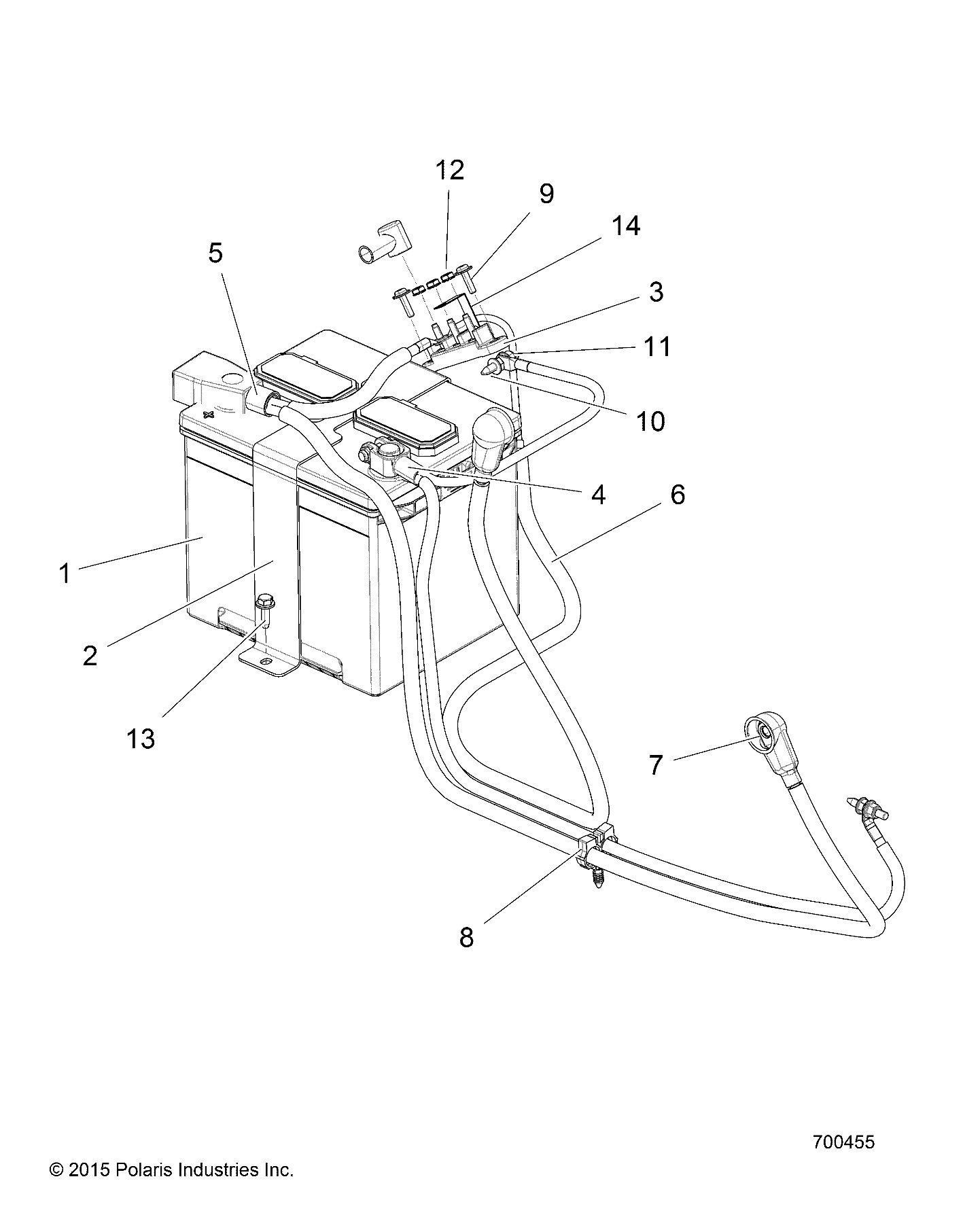 Part Number : 4015655 CBL-BAT TO ALT VARTA