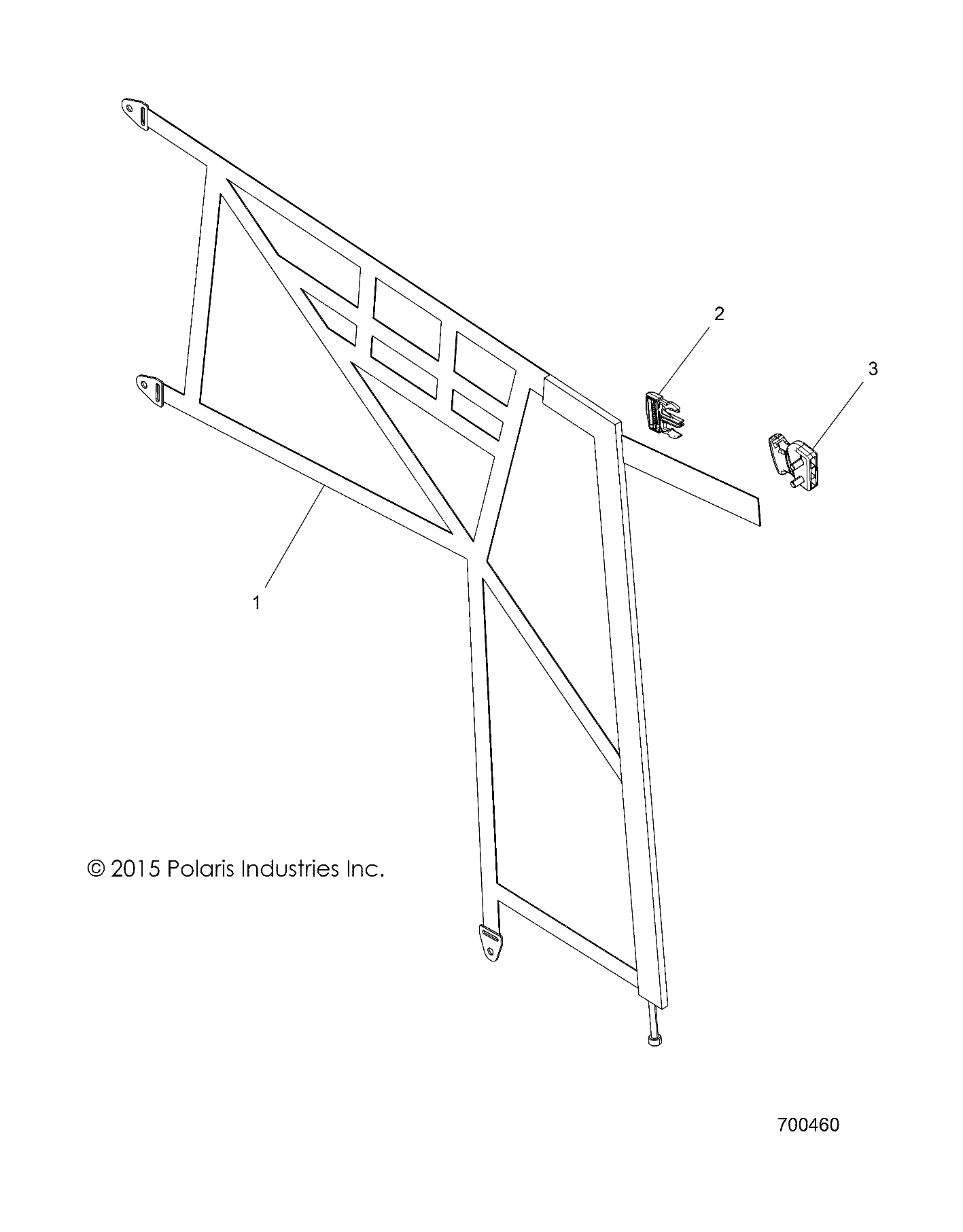 Foto diagrama Polaris que contem a peça 5452505