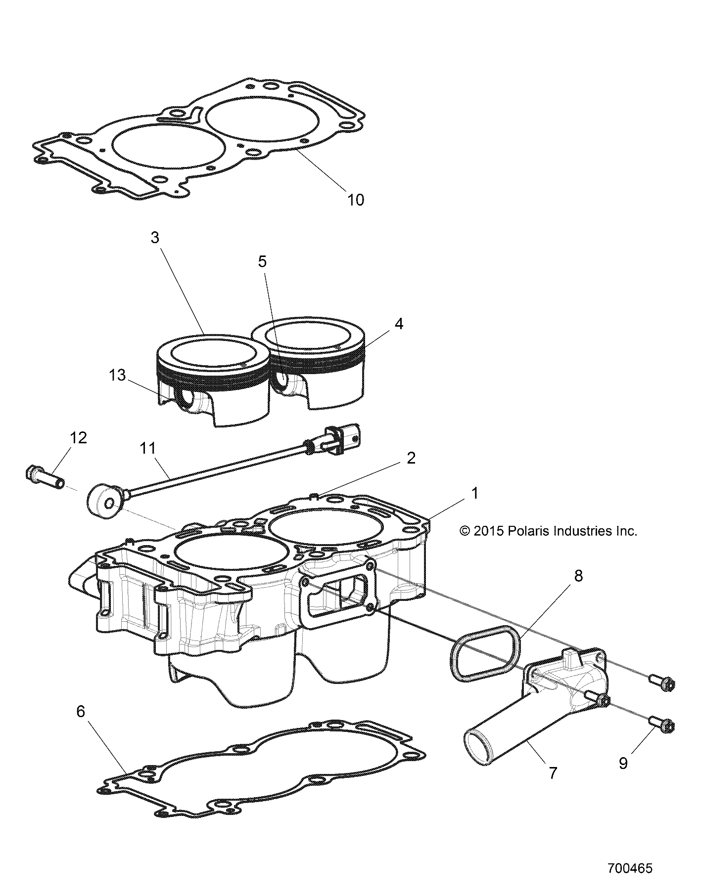 Part Number : 5814437 CYLINDER HEAD GASKET  3 LAYER