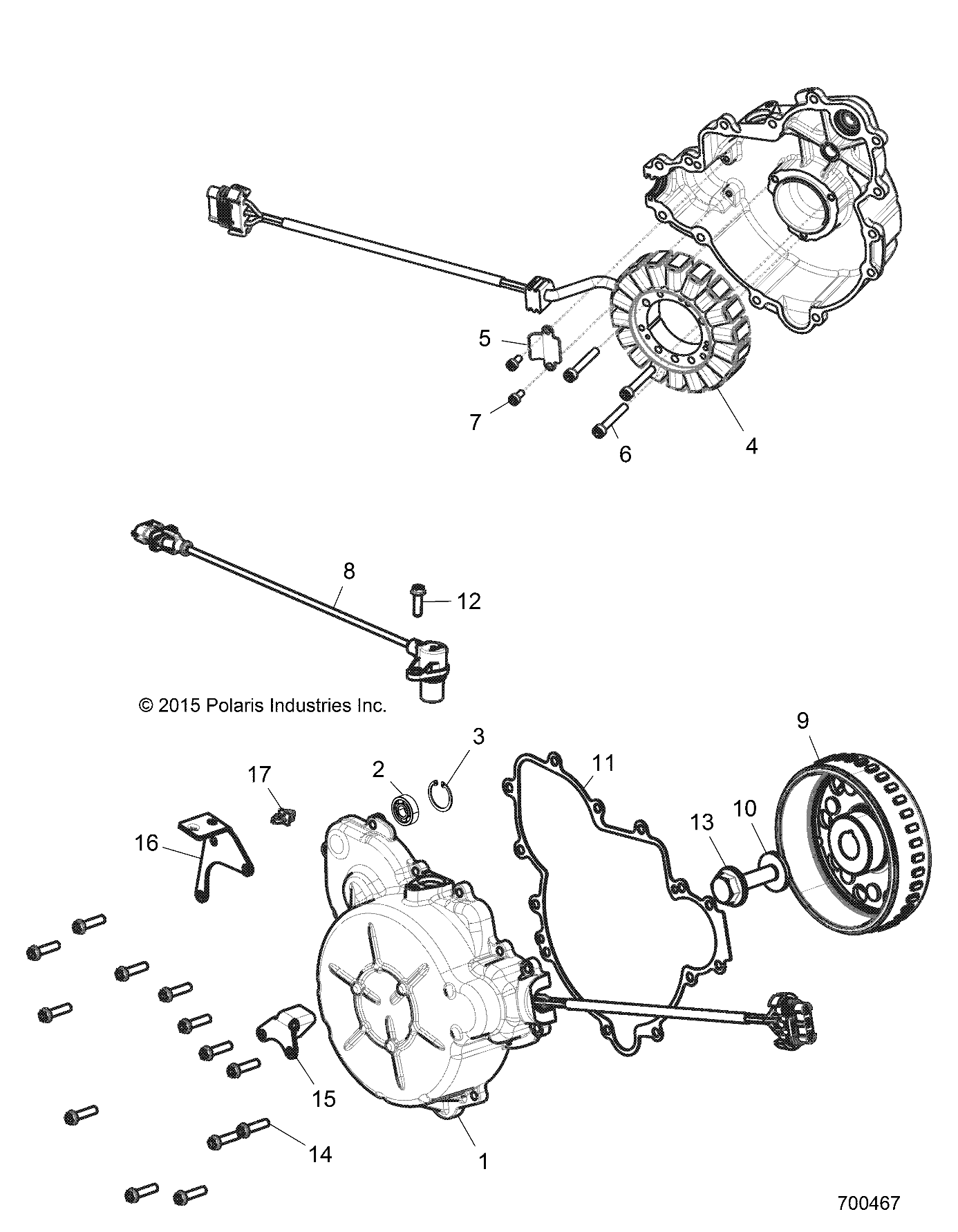 Part Number : 4017285 DUAL STATOR  900 W