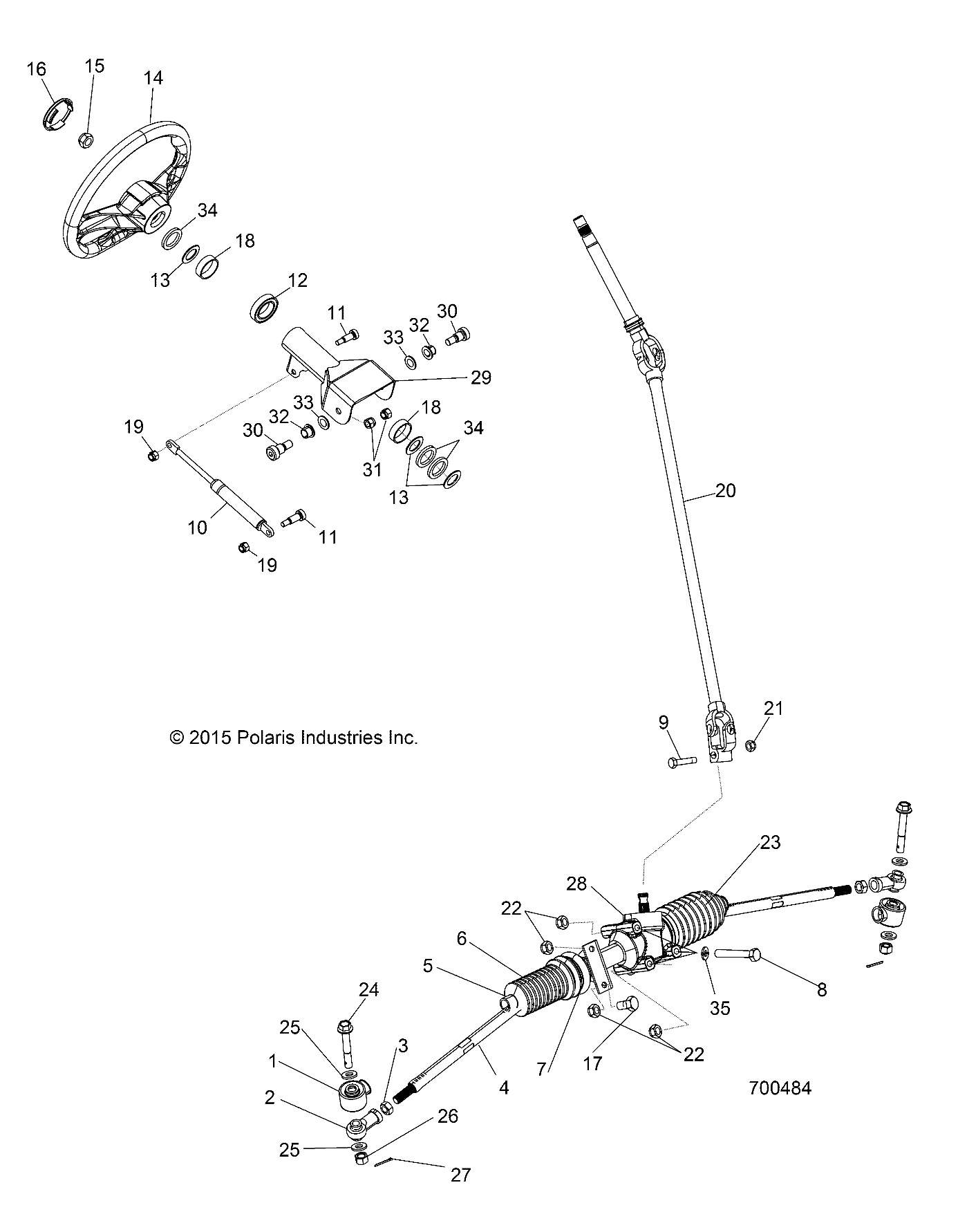 Foto diagrama Polaris que contem a peça 7556482