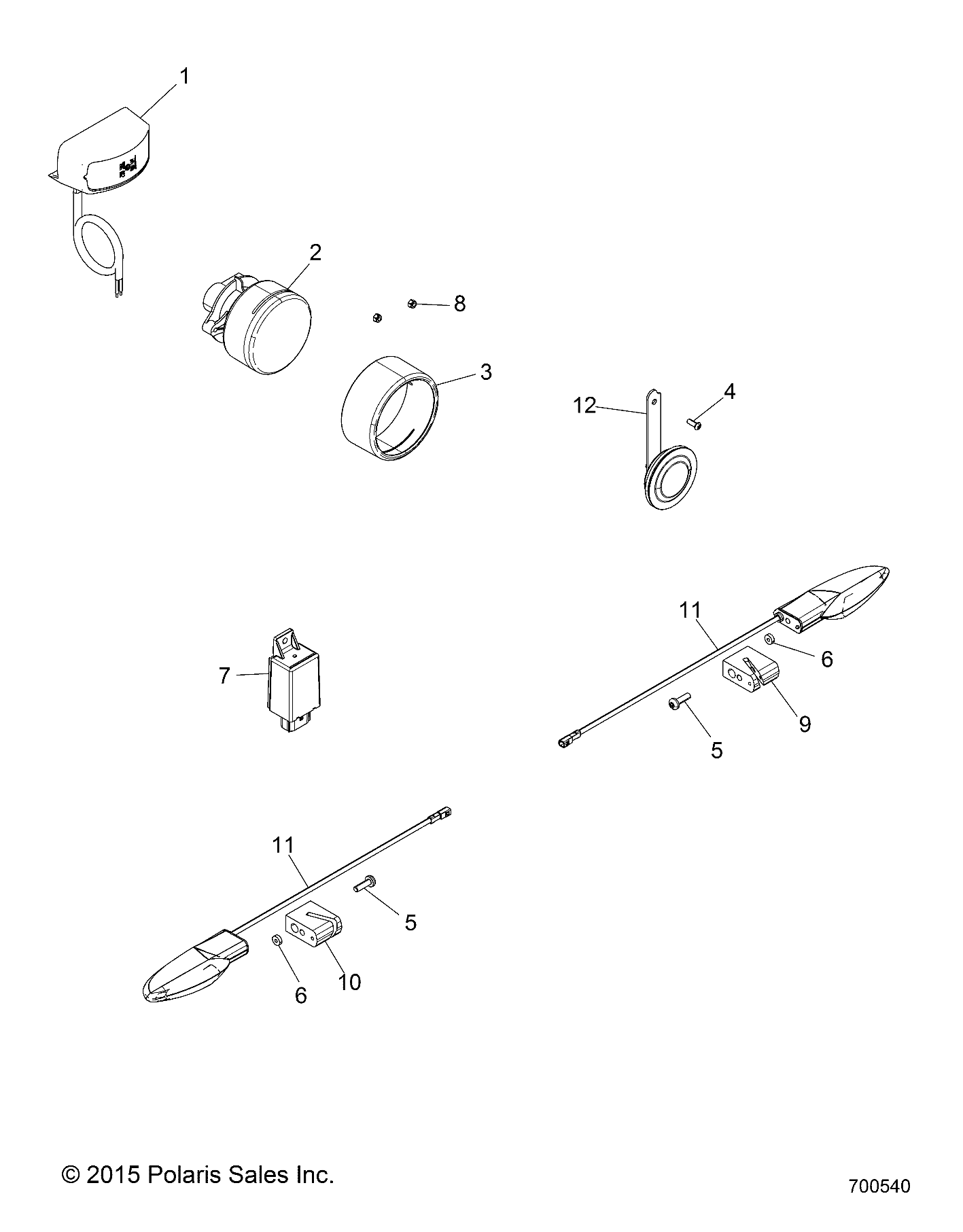 Part Number : 4015849 MODULE-FLASH TURN TRAILER