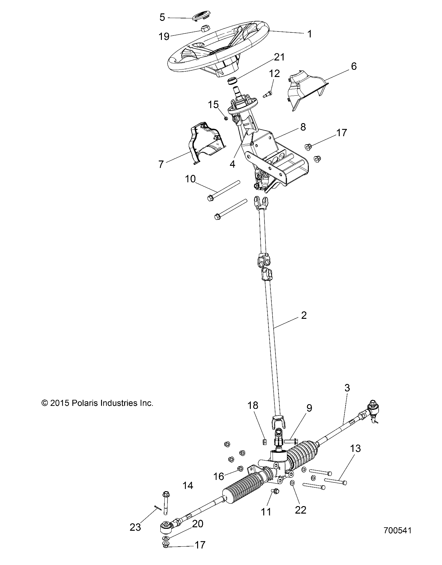 Part Number : 5451478 COVER-STEERING COLUMN UPR