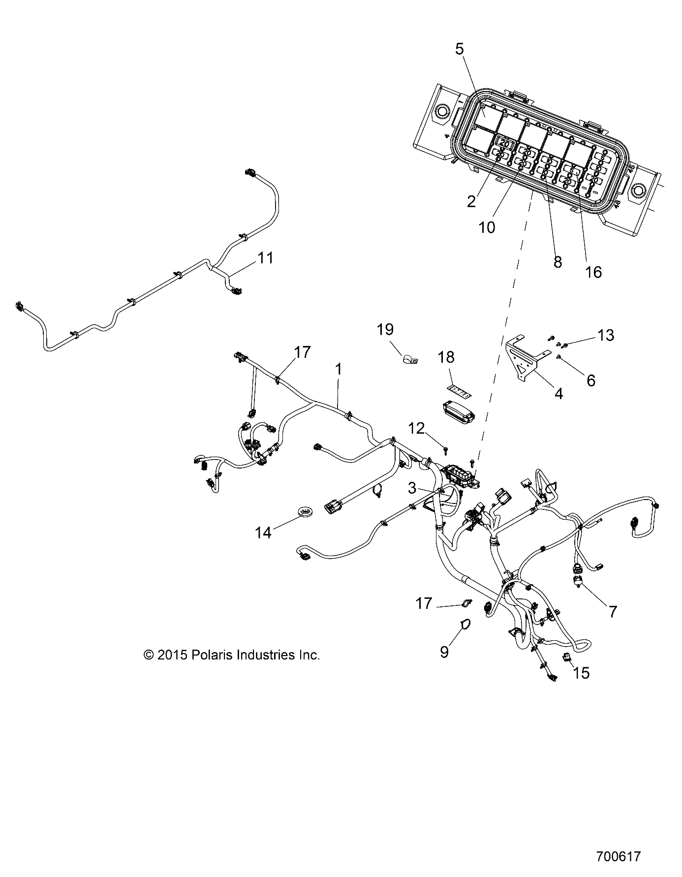 Part Number : 2413288 HARNESS-CHASSIS 570 ADC BRAKE