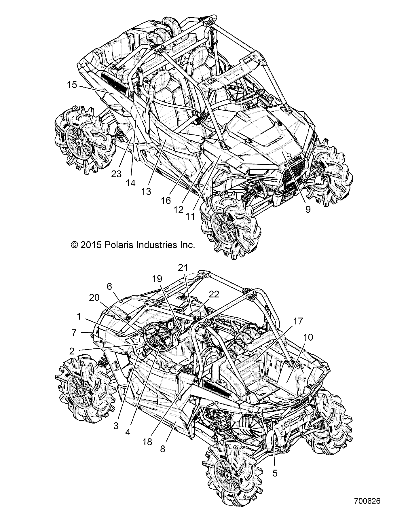 Part Number : 7183079 DECAL-DOOR BTM RH