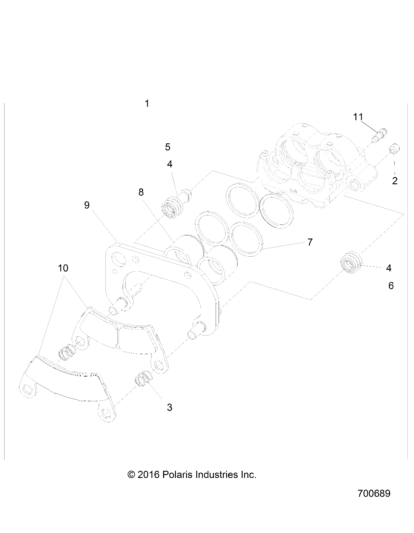 Foto diagrama Polaris que contem a peça 1912484