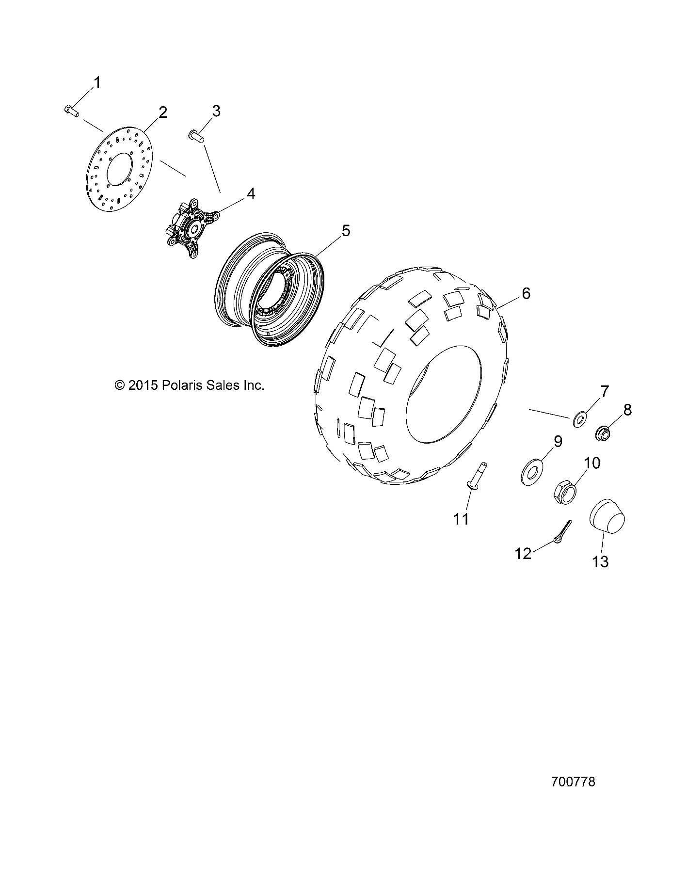 Part Number : 5143618 HUB-WHEEL AWD MACH