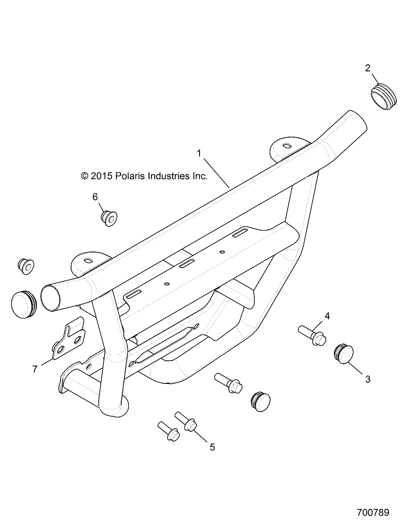 Part Number : 1021532-293 WELD-FR BMPR LP XOVR INDYRED