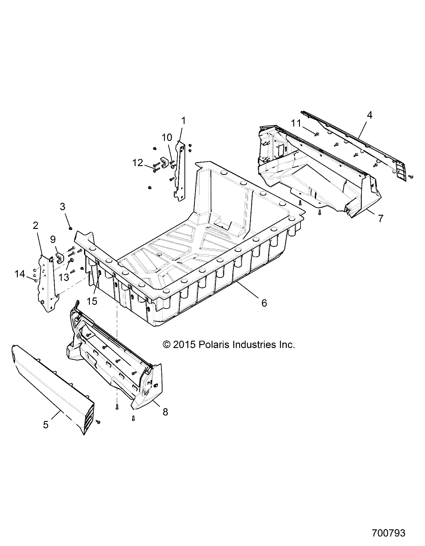 Part Number : 5452456-464 BOX PANEL  RIGHT  STEALTH BLAC