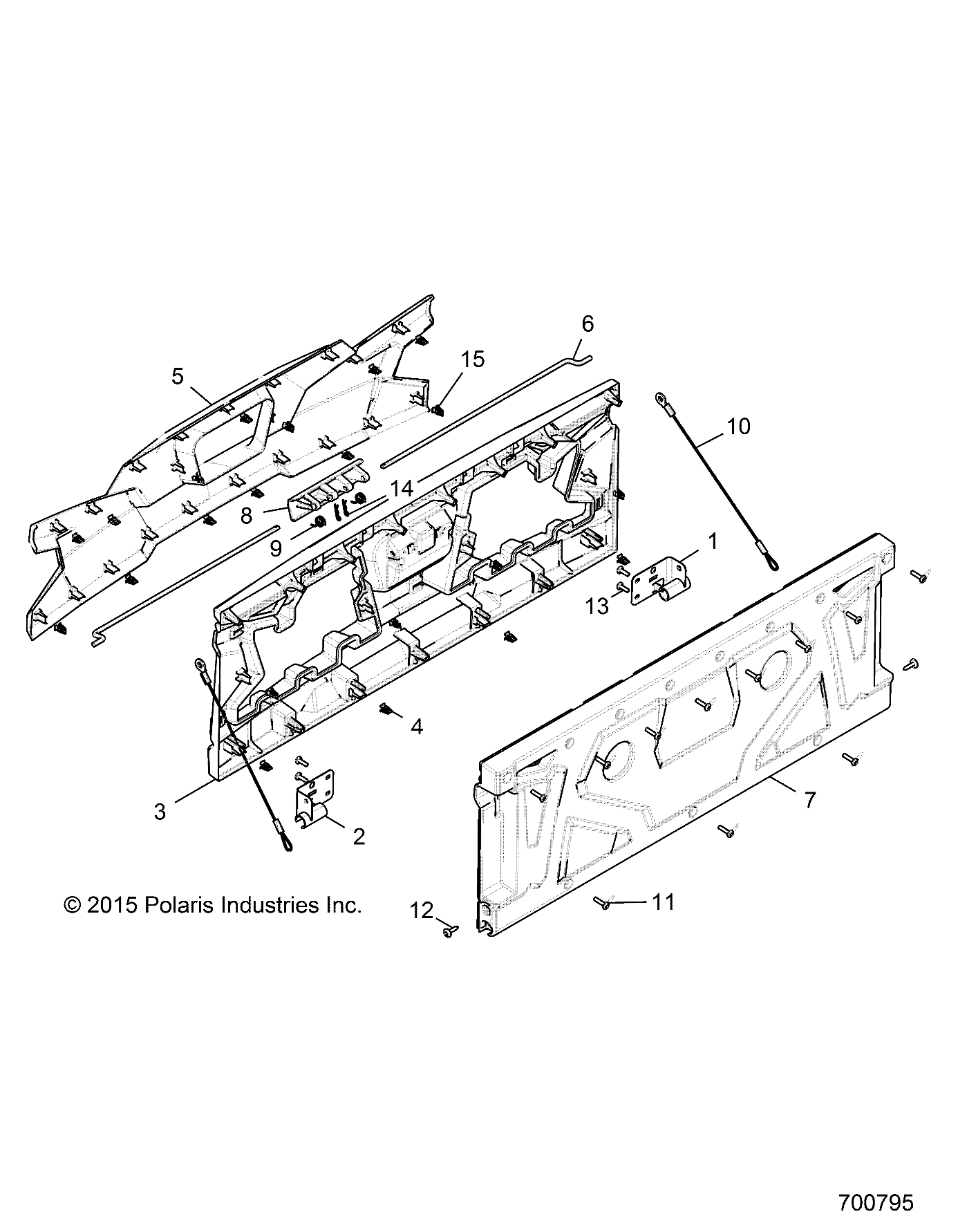 Part Number : 2635928-666 TAILGATE ASSEMBLY  BLACK PEARL