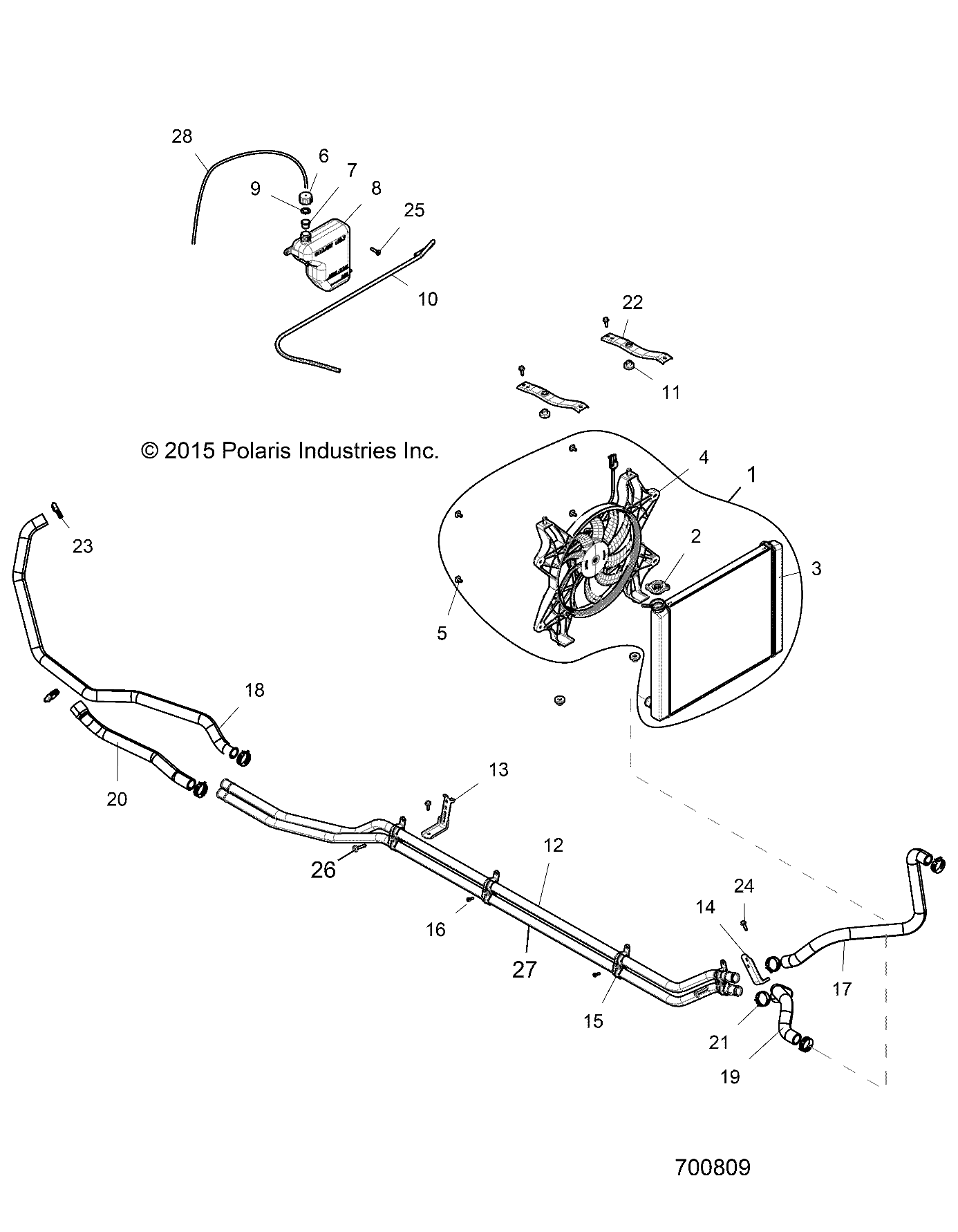 Part Number : 5141784 COOLANT TUBE  1 IN